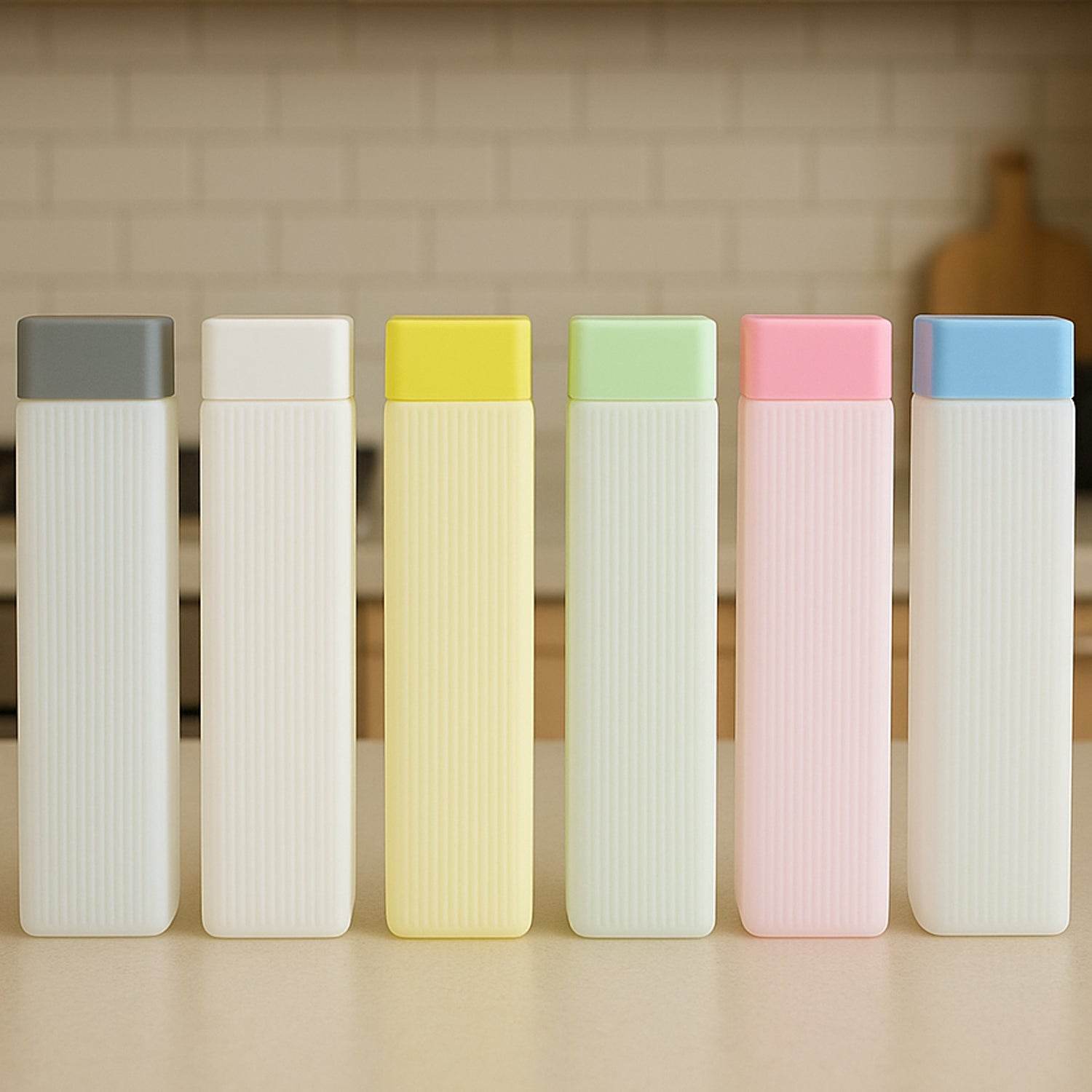 Bpa Plastic Leakproof Hydration Water Bottles (6 In 1) - 9XShoppy