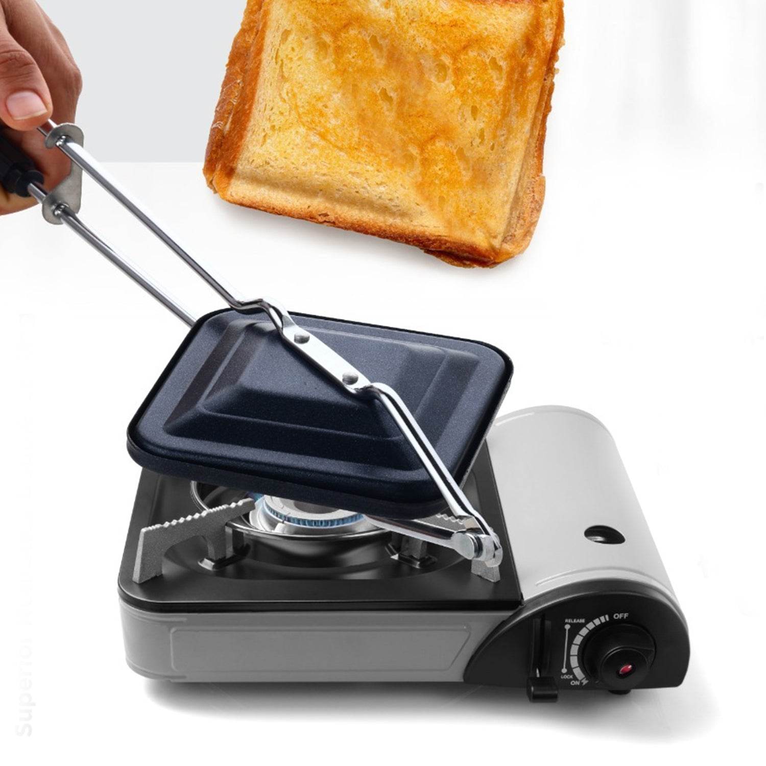 Apex Regular Non-stick Flame-based Sandwich Toaster - 9XShoppy