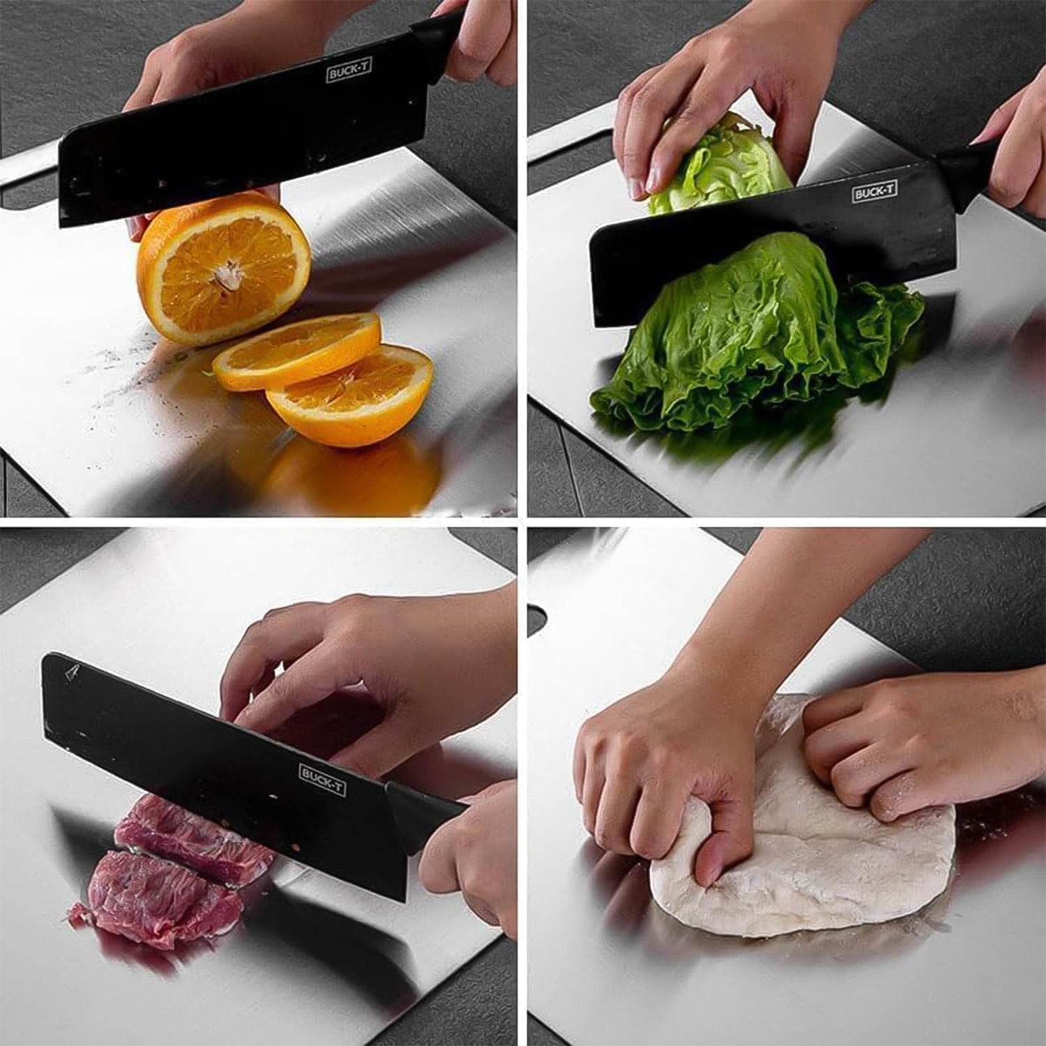 Stainless Steel Vegetable Fruit Cutting Chopping Board (3120 Cm 1 Pc) - 9XShoppy