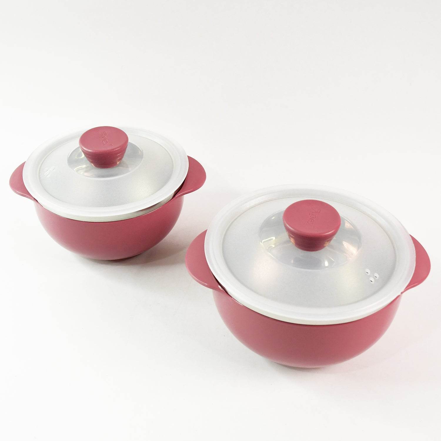 Apex Premium Plastic Serving Bowl Set With Lids (2 Pc) - 9XShoppy