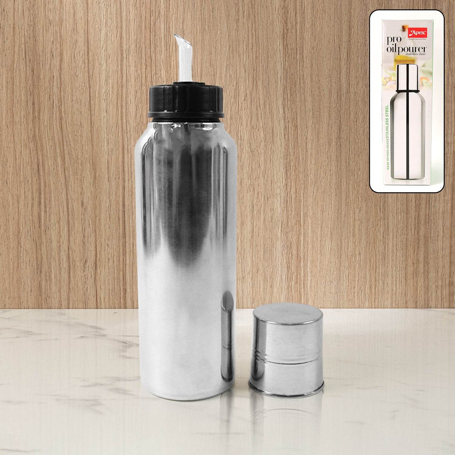 Apex Pro Stainless Steel Oil Pourer 750ml (1 Pc) - 9XShoppy