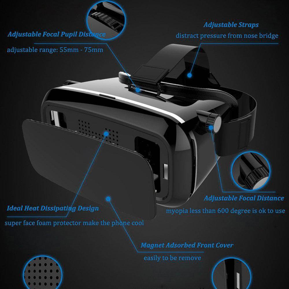Vr Pro Virtual Reality 3d Glasses Headset - 9XShoppy