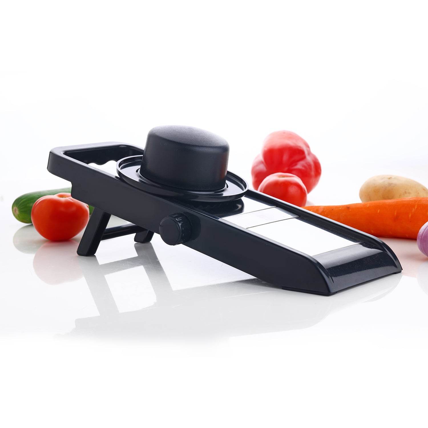8121 Premium Multipurpose Potatoonion Slicer And Grater Potato Slicer For Chips Vegetable Slicer Machine Chips Cutter Potato Slicer For Chips Onion Slicer (Adjustable Slicer) - 9XShoppy