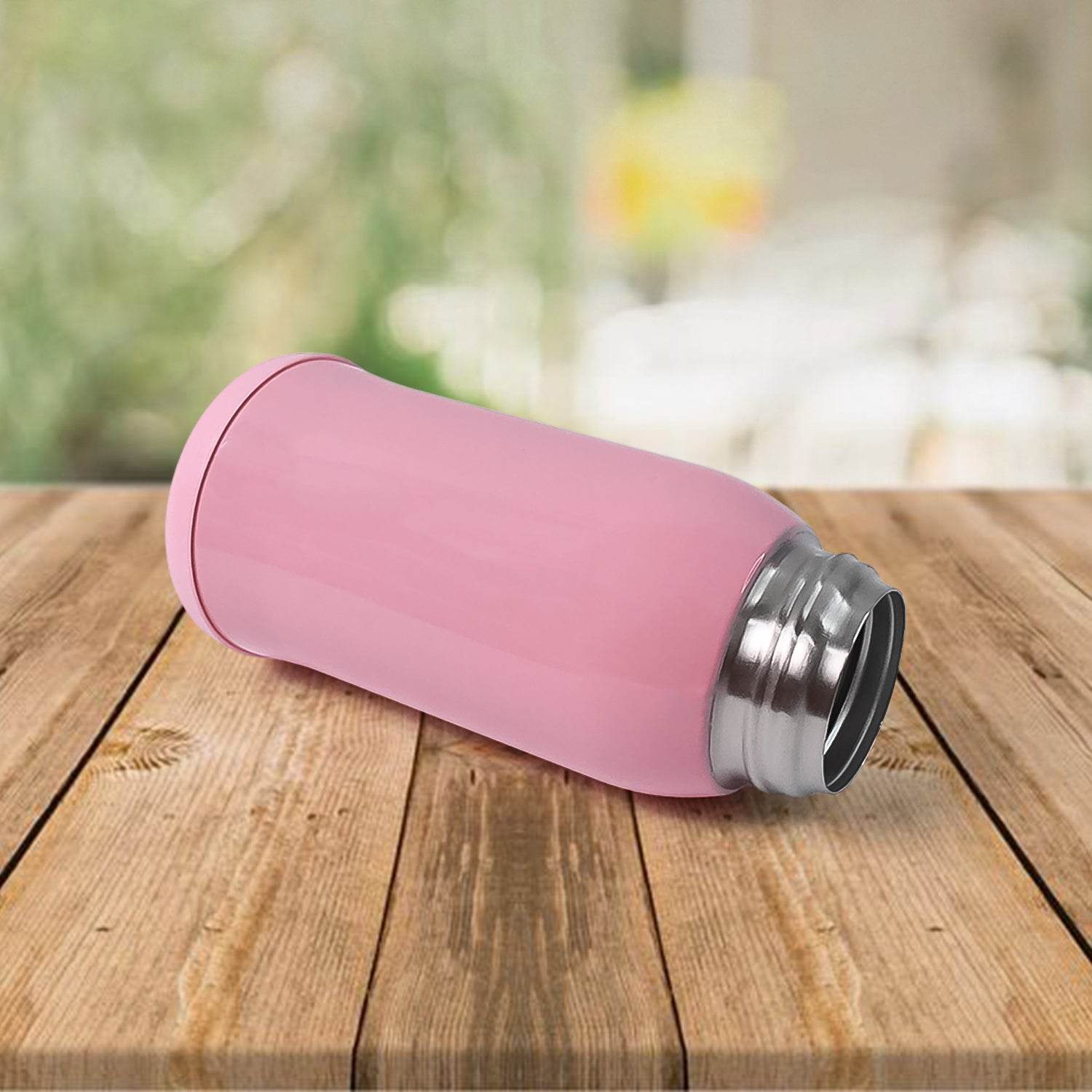 Thermos Steel Double Wall Vacuum Bottle With Cover Strap 600ml Approx - 9XShoppy