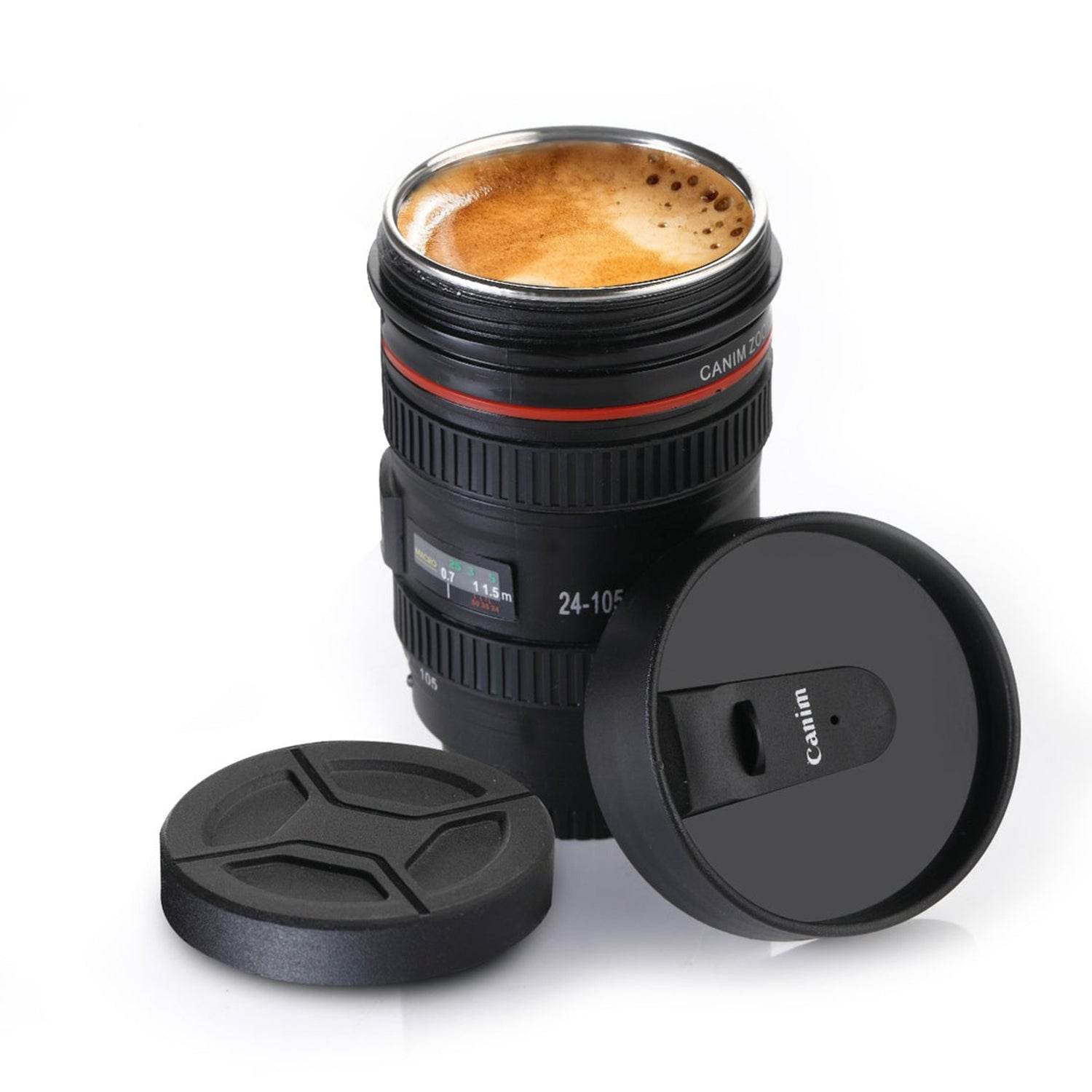 Plastic Camera Lens Stainless Steel Coffee Mug - 9XShoppy