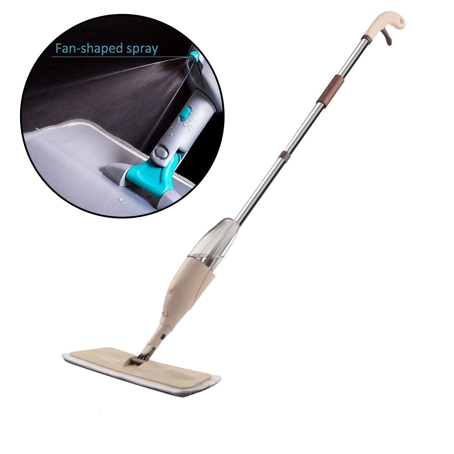 Floor Cleaning Spray Mop With Removable Washable Cleaning Pad