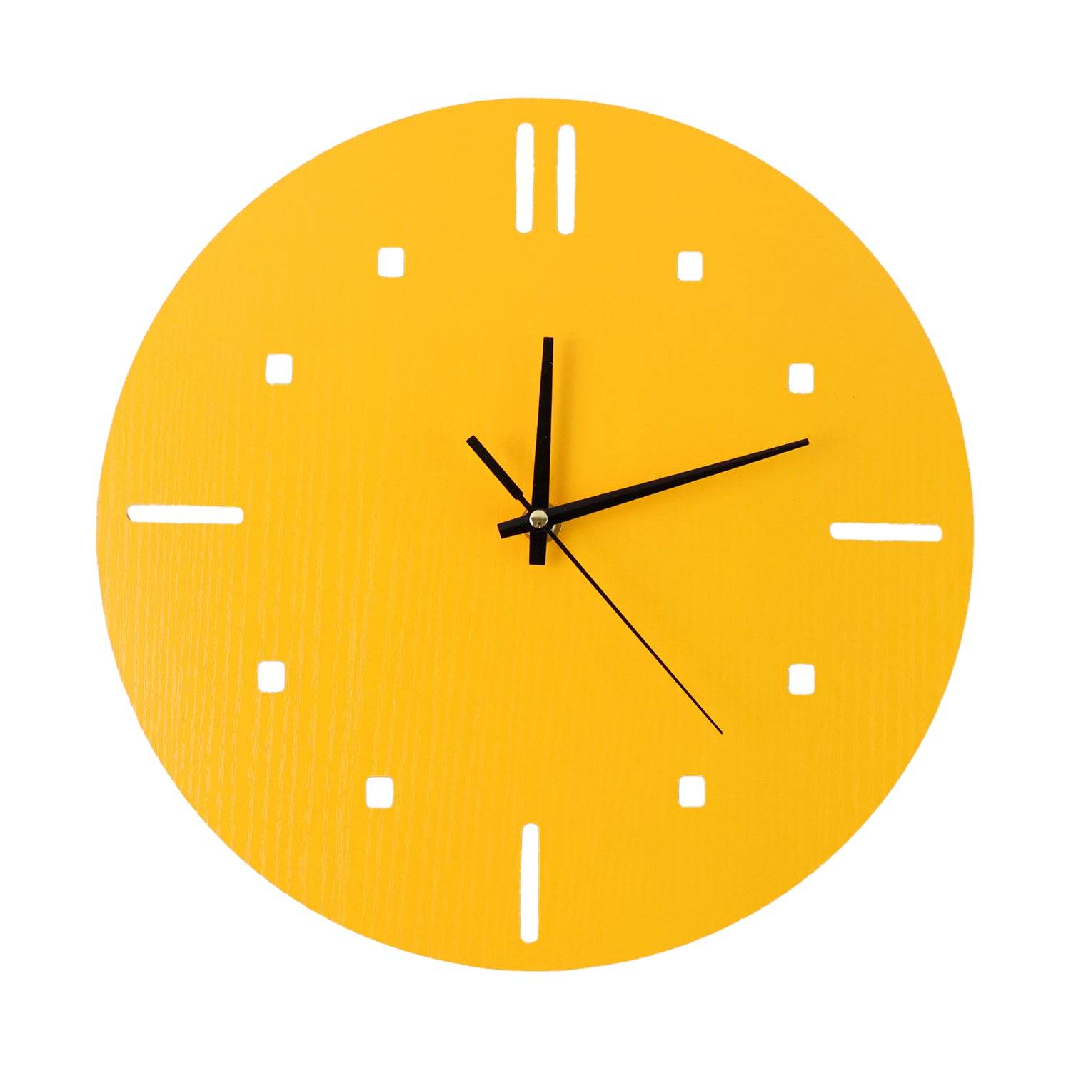 Modern Round Wall Clock Stylish And Silent Non-ticking Decorative Timepiece (1 Pc) - 9XShoppy