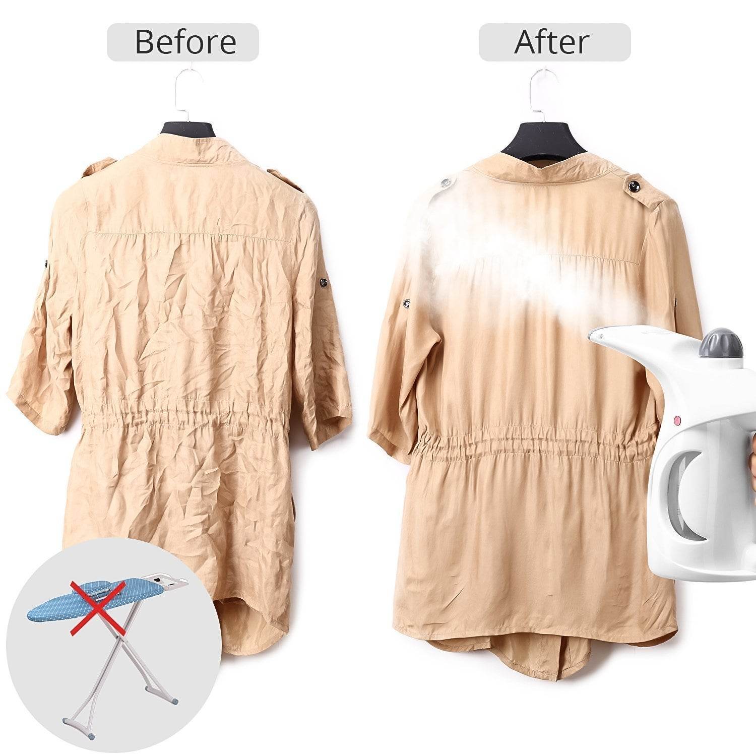 Portable Handheld Garment Facial Steamer (1 Pc) - 9XShoppy
