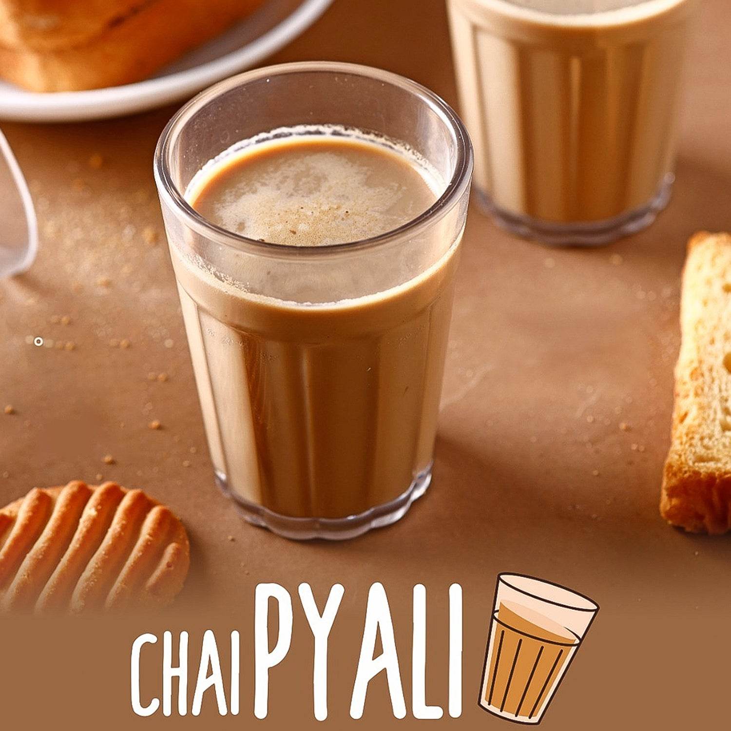 Supermom Traditional Cutting Chai Pyali Set (70ml 6 Pc) - 9XShoppy