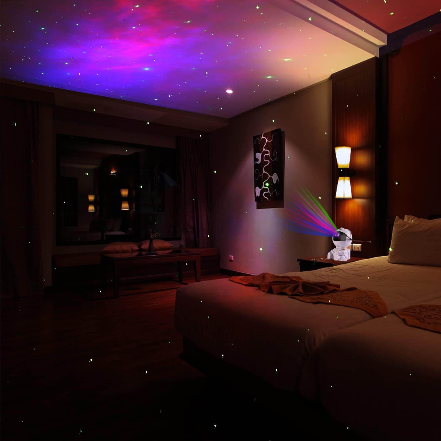 Astronaut Galaxy Projector Night Light with Remote Control - 9XShoppy