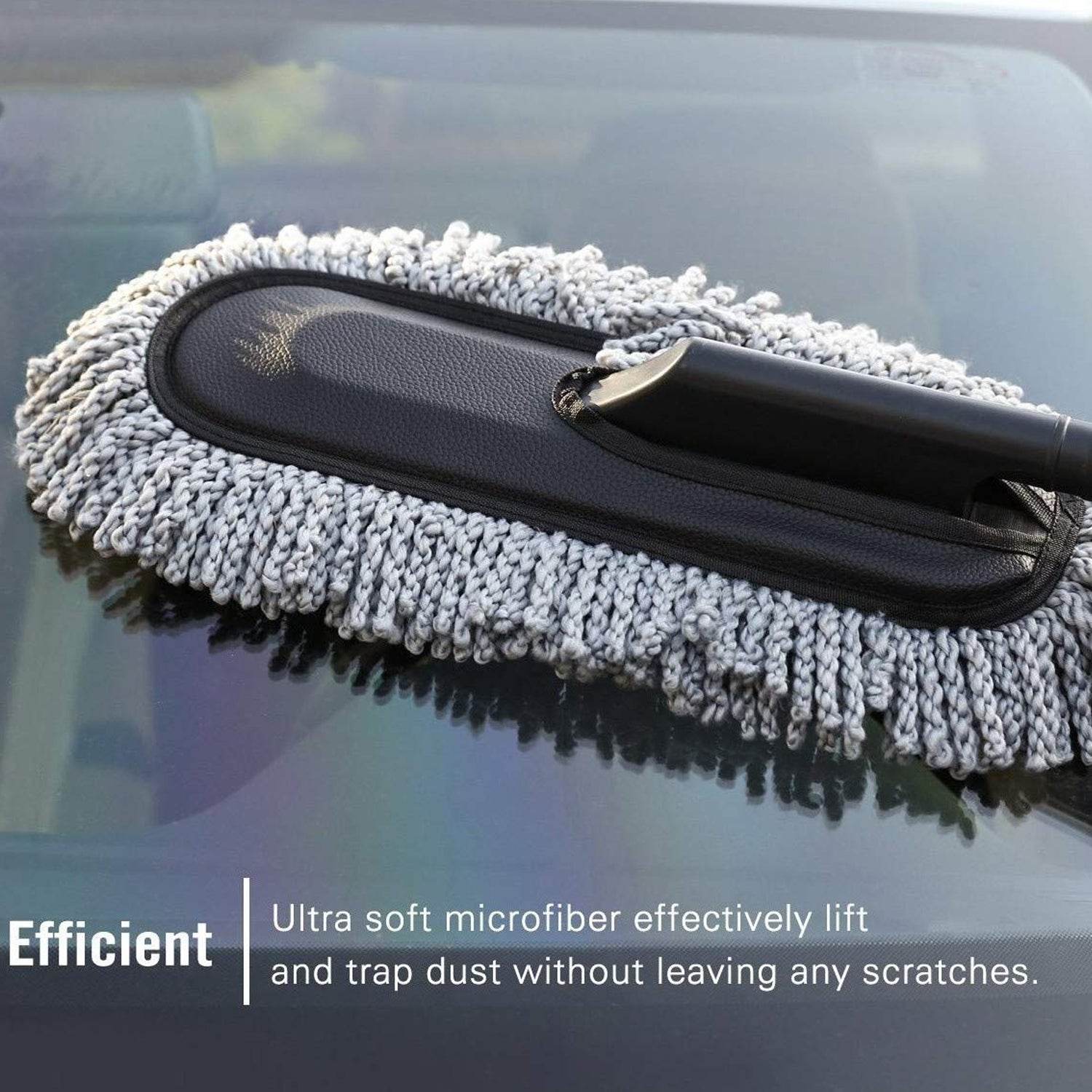 Car Dust Brush Gentle And Efficient Cleaning Tool For Interior And Exterior (1 Pc) - 9XShoppy