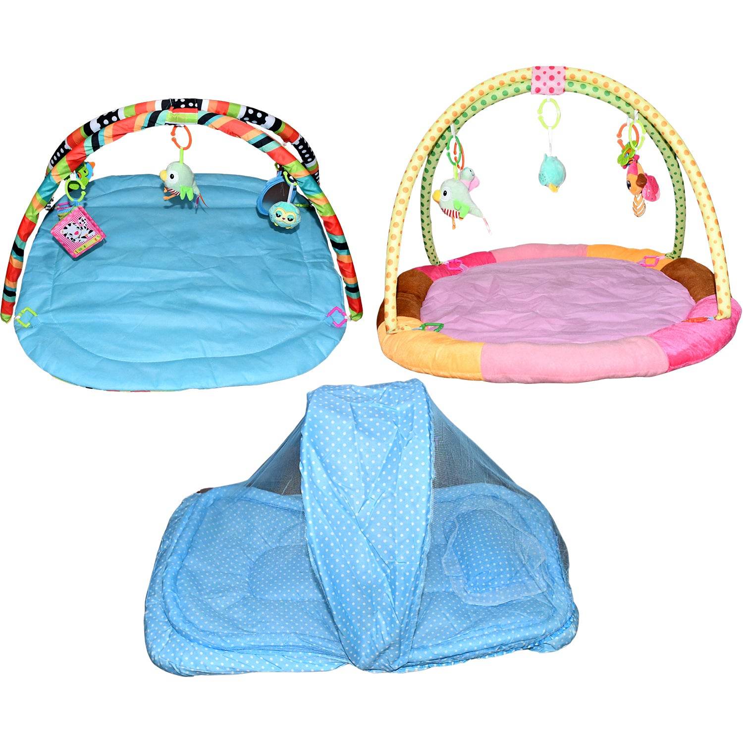 Multipurpose Baby Play Gym And Sleeping Mat (Mix Design 1 Pc) - 9XShoppy