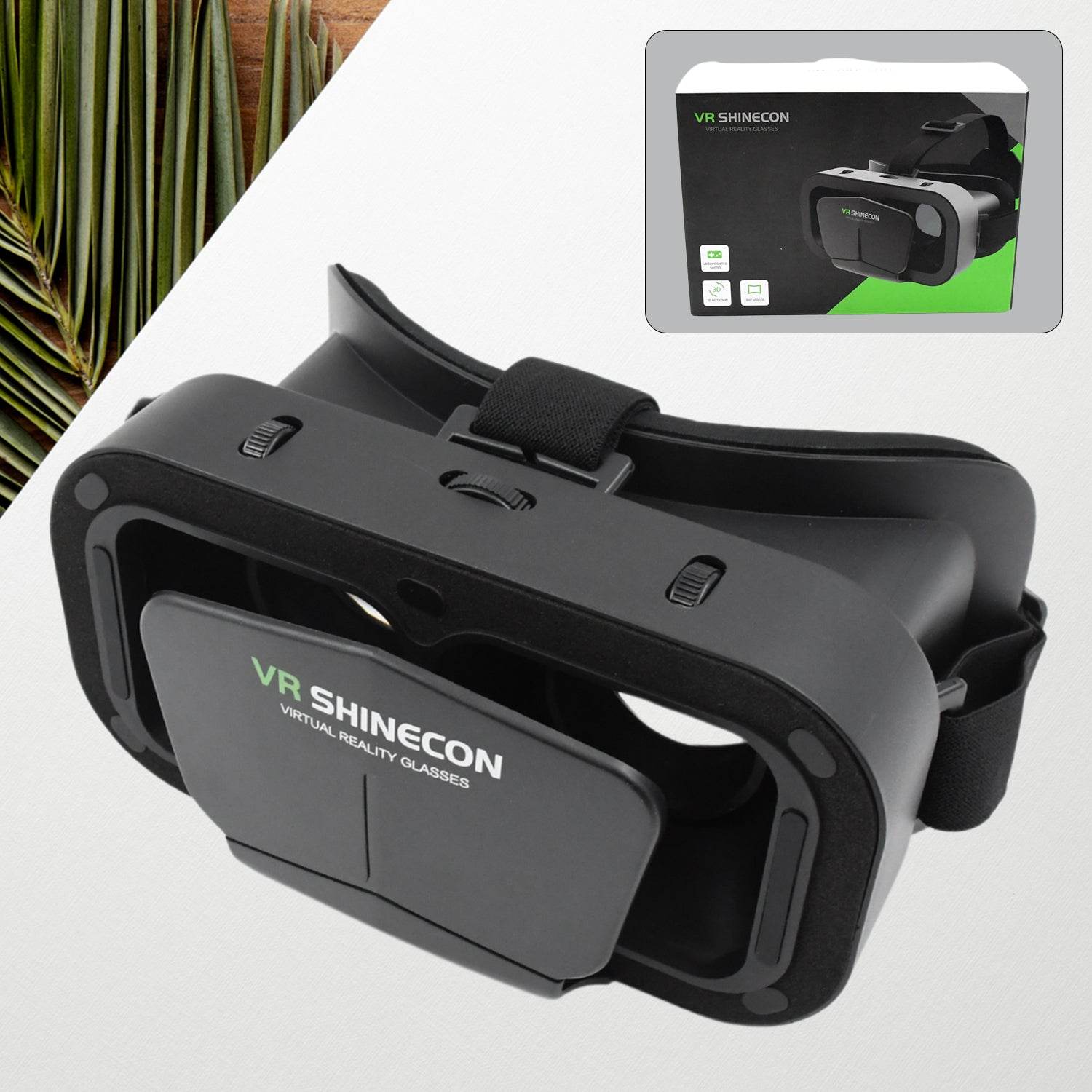 12837 3d Vr Headset Compatible With Iphone Android Virtual Reality Vr Goggles For 3d Vr Movies Video Games (1 Pc) - 9XShoppy