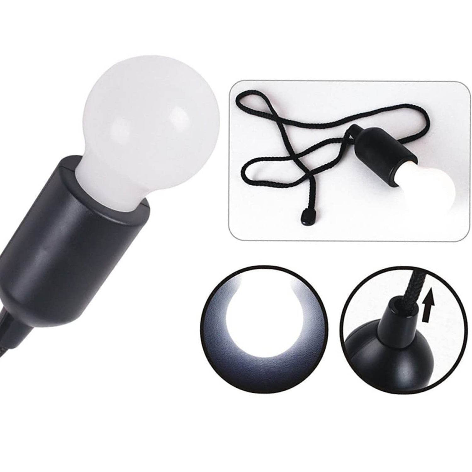 Light Bulb Black Led Pendant Lights - 9XShoppy