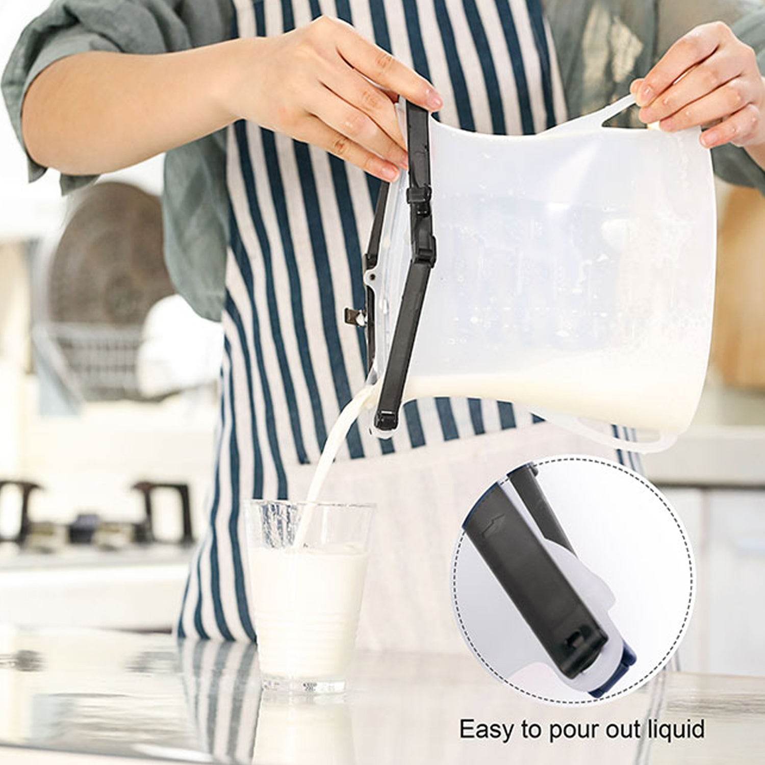 5985 Reusable Silicone Food Storage Bag 3 Bag Set Leakproof Lock Reusable Flat Bottom Freezer Bags Sandwich Bags Silicone Food Grade Kids Snack Bags Bpa Free Microwave Dishwasher Safe - 9XShoppy