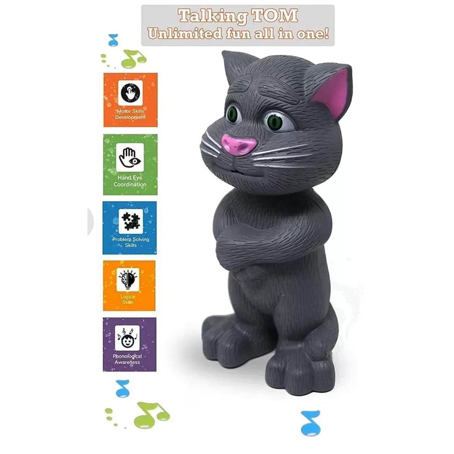 Talking Mimicry Touching Tom Cat Intelligent Interactive Toy With Wonderful Voice For Kids Children Playing And Home Decorate. - 9XShoppy