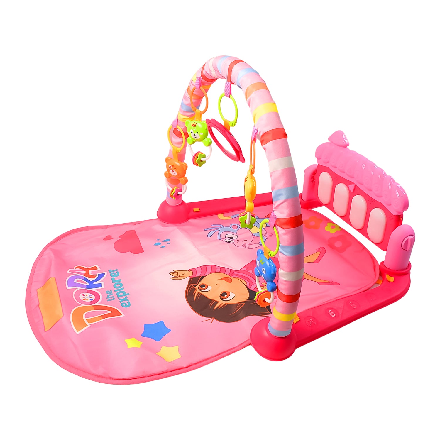 2 in 1 Baby Kick And Play Piano Gym Mat  Fitness Rack