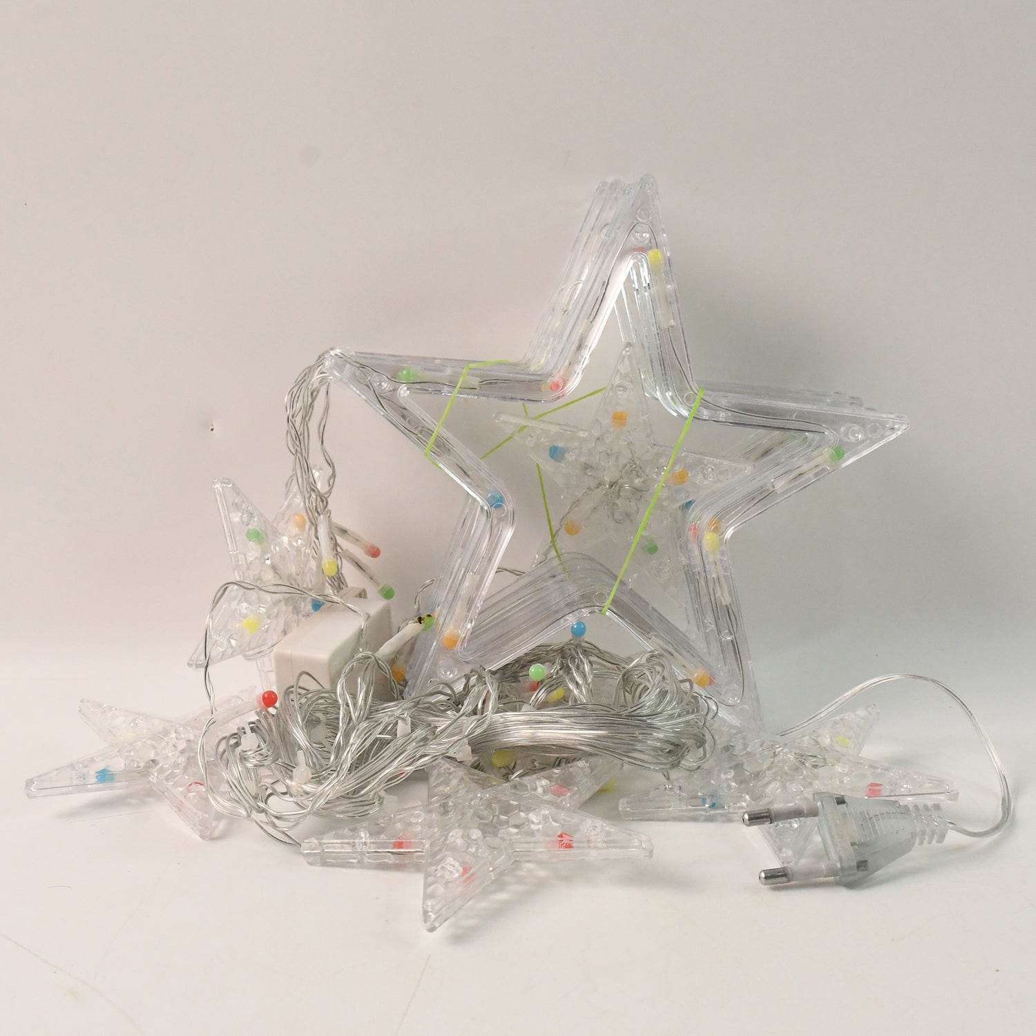 Stars Led Curtain String Lights With 8 Flashing Modes - 9XShoppy