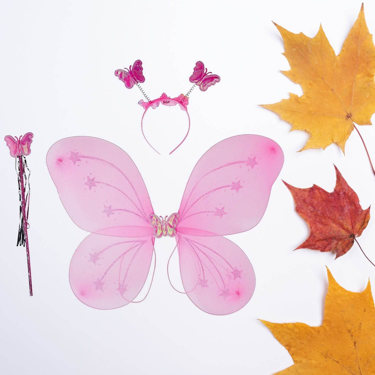Baby Girls Fairy Nylon Butterfly Wings Costume - 9XShoppy