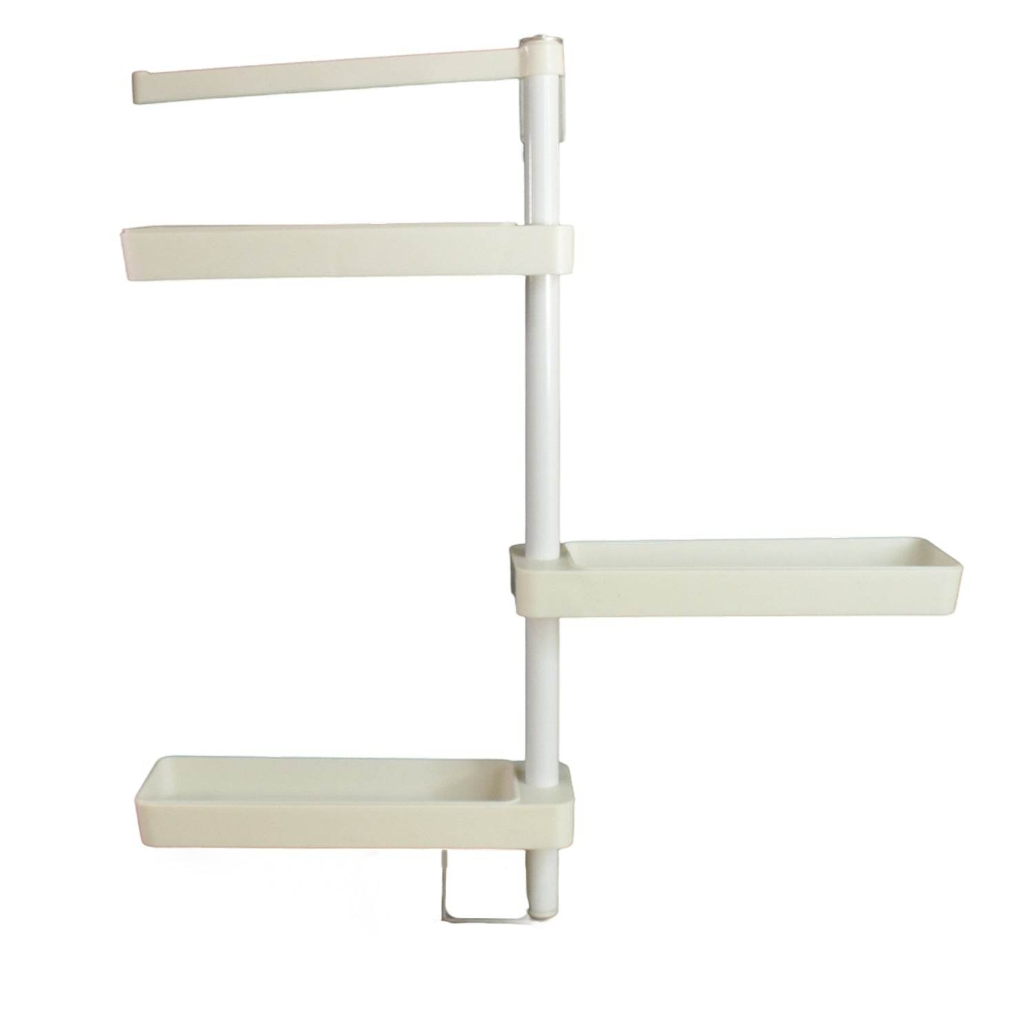 Kitchen Organization Rotating Shelf Storage Racks Multipurpose Adjustable (1 Set) - 9XShoppy