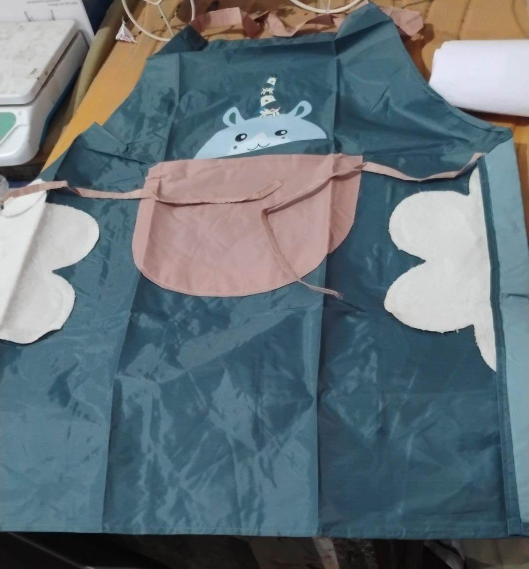 Cute Cartoon Animal Design Kitchen Apron (1 Pc) - 9XShoppy