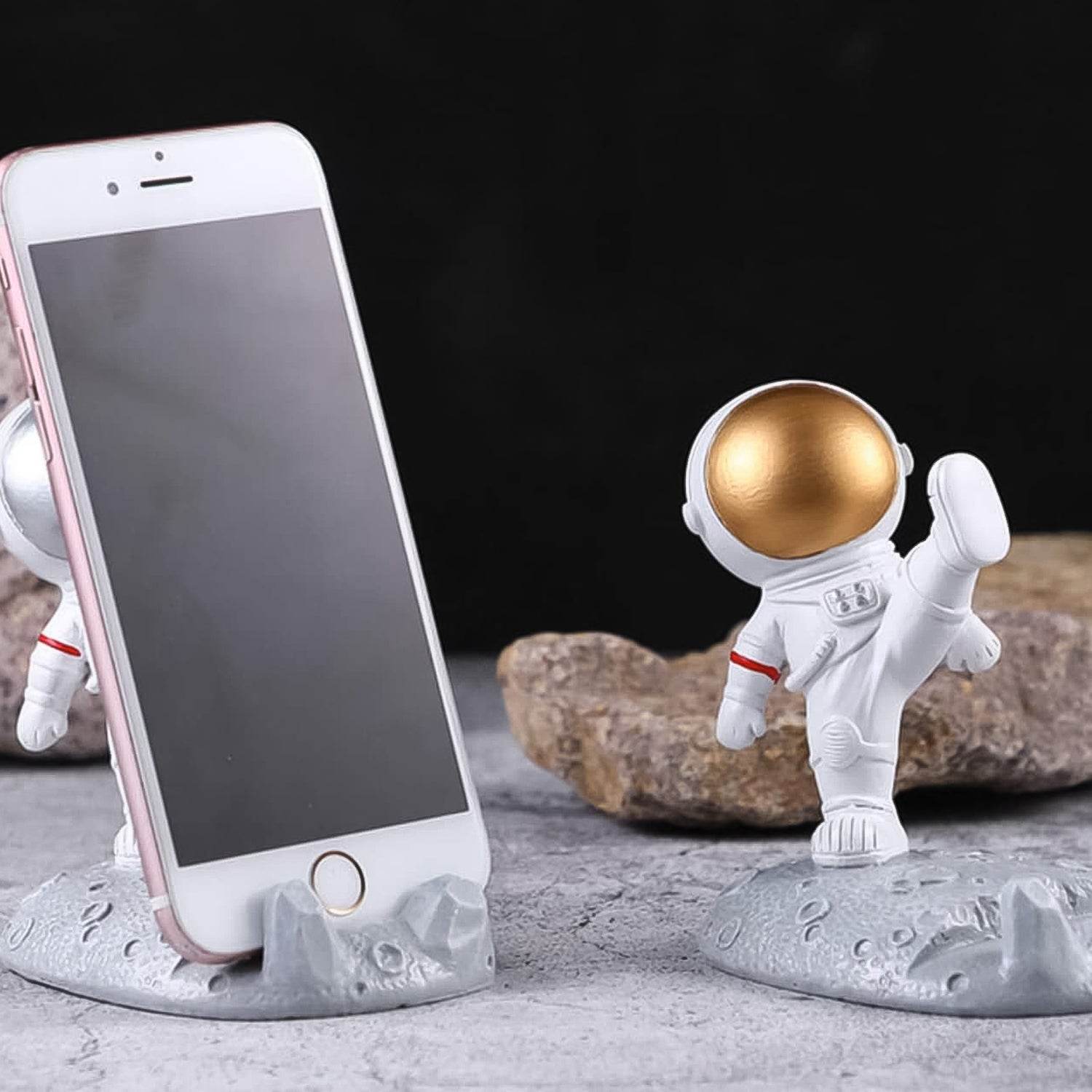 Mobile Holder Astronaut Phone Stand Planet Creative Fun 3d Design (1 Pc) - 9XShoppy