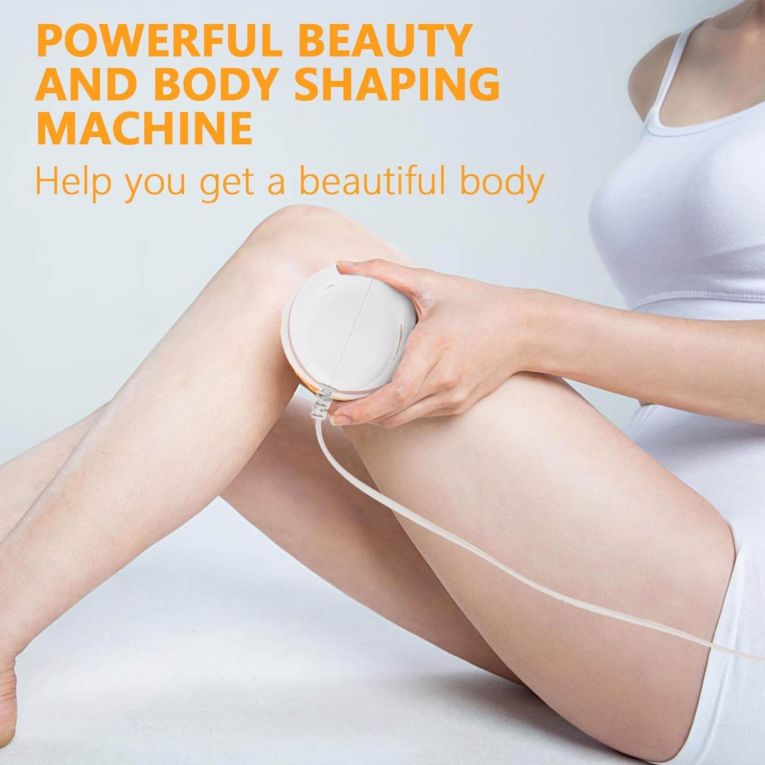 7293 Body Massager Shaping Machine Body Sculpting Massager With 3 Washable Pads Adjustable Speeds Electric Handheld Massager For Belly Waist Legs Arms Butt (1 Pc) - 9XShoppy