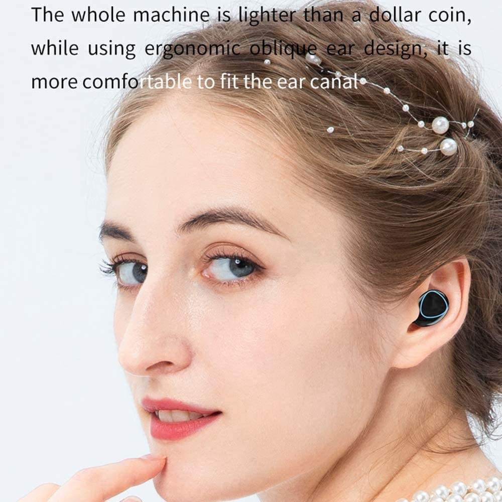 6644 Newest Wireless In Ear Earbuds Bluetooth 5.0 Headphones Mini Stereo Earbuds Sport Headset Bass Sound Built-in Micphone - 9XShoppy