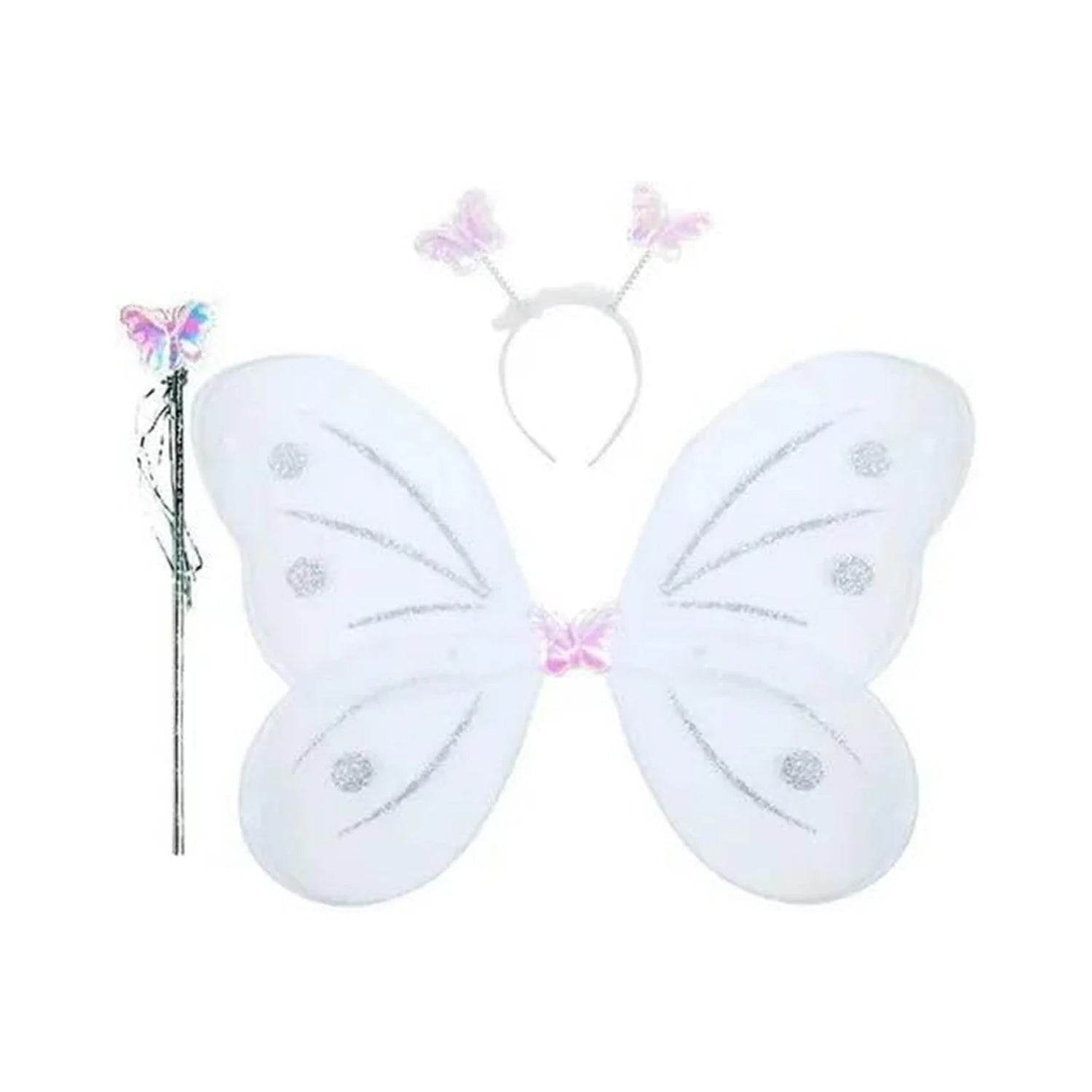 Baby Girls Fairy Nylon Butterfly Wings Costume - 9XShoppy