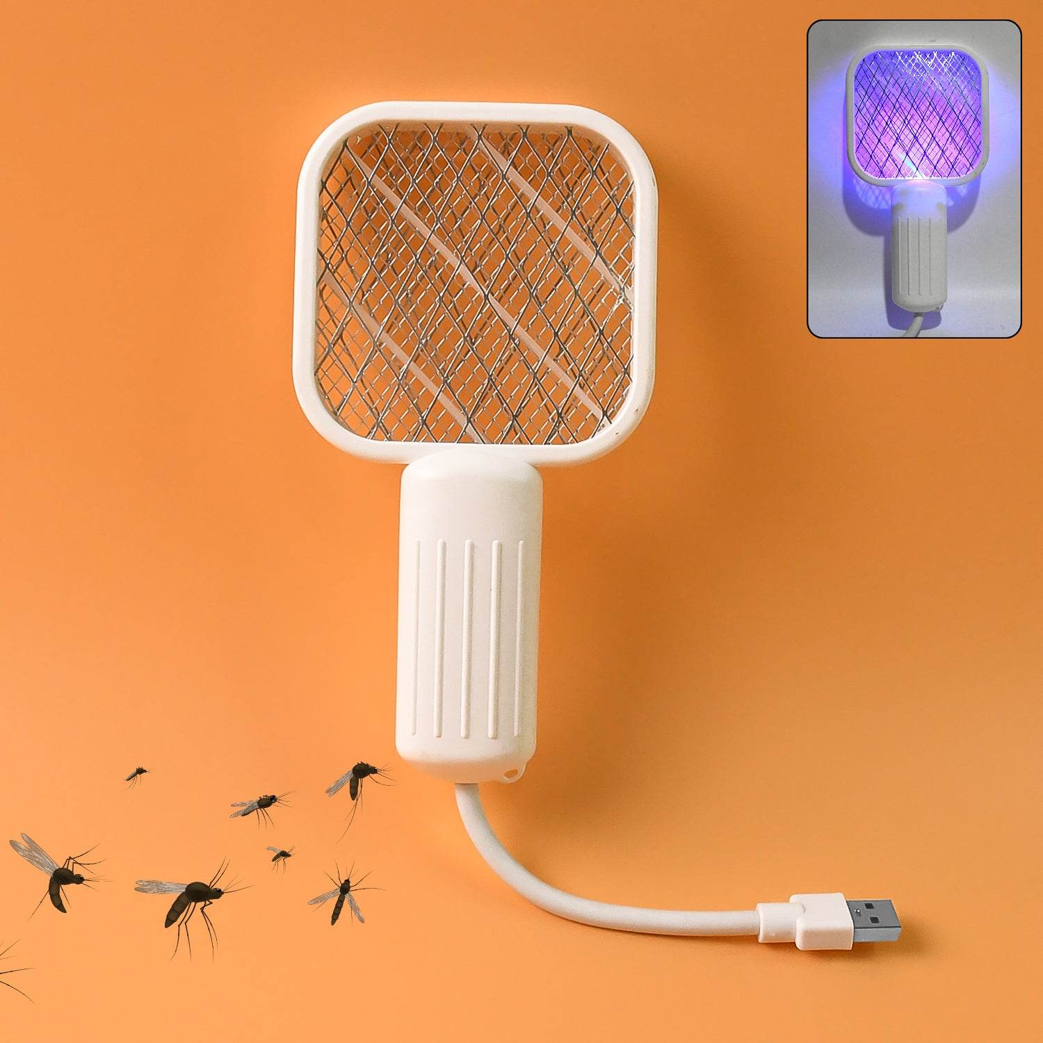 Rechargeable Electric Mosquito Swatter Racket - 9XShoppy