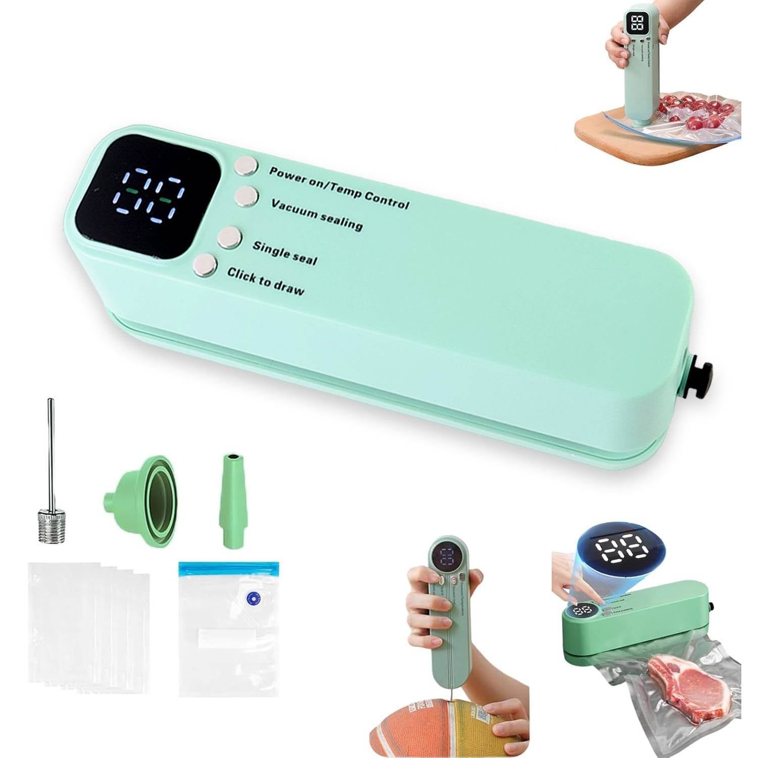 Rechargeable Electric Vacuum Sealer Machine - 9XShoppy