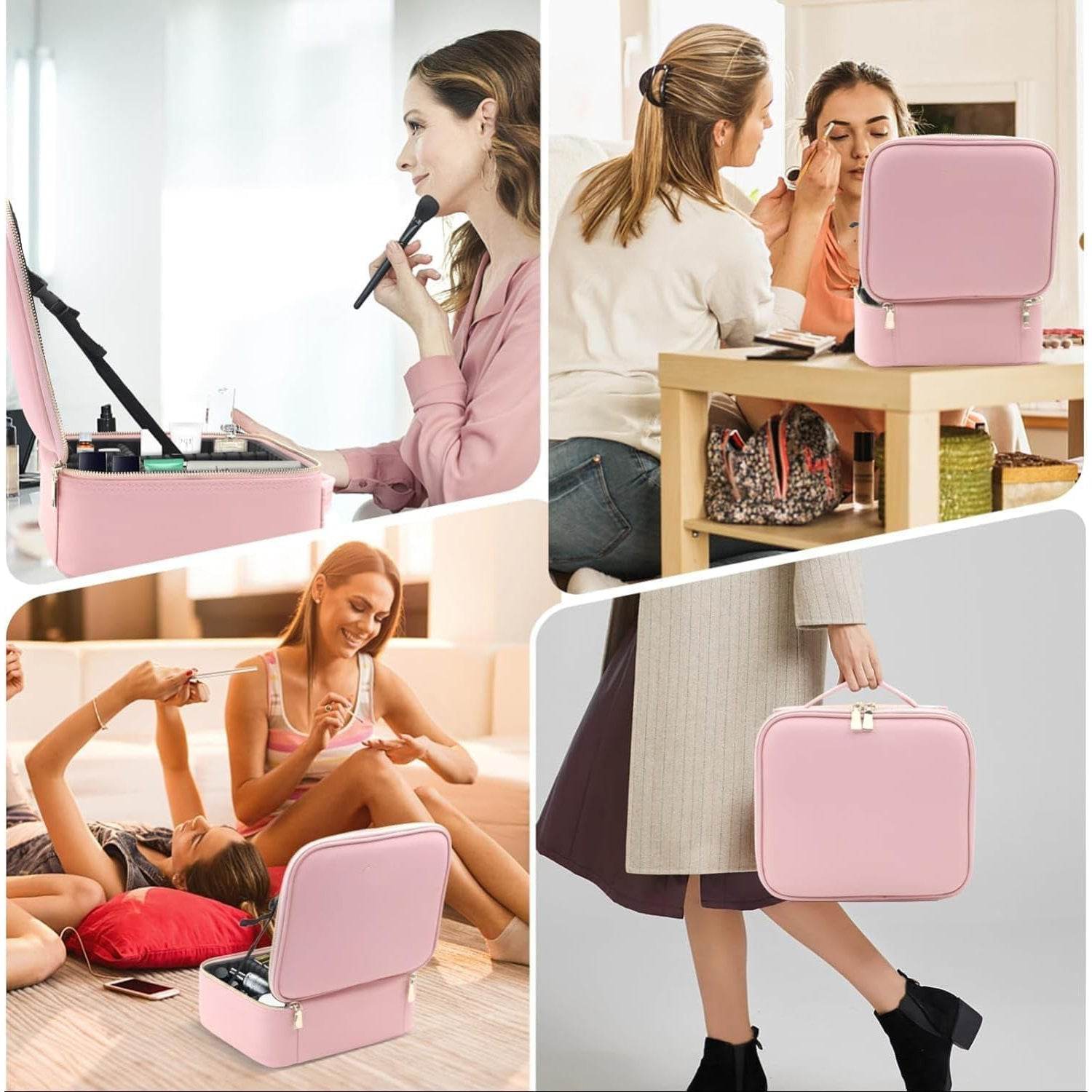 Premium Led Light Makeup Organizer Box - 9XShoppy