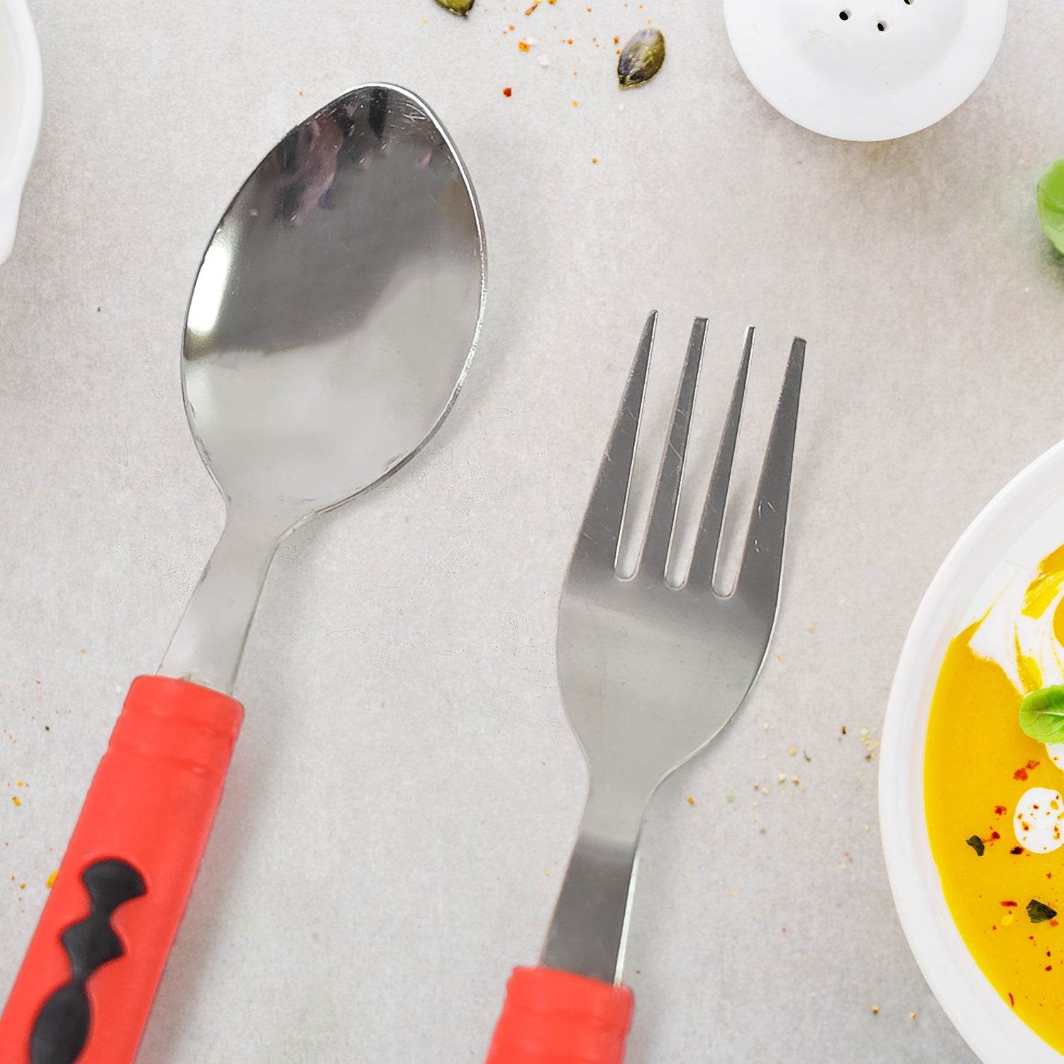 24 Piece Stainless Steel Premium Cutlery Set With Stand - 9XShoppy