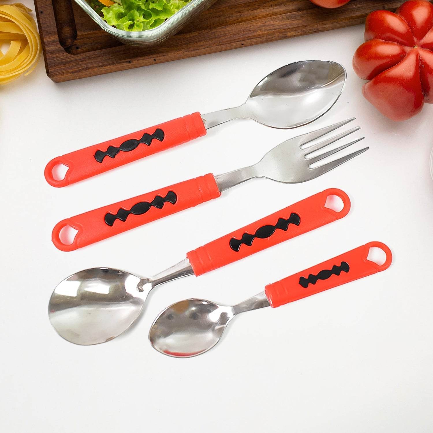 24 Piece Stainless Steel Premium Cutlery Set With Stand - 9XShoppy