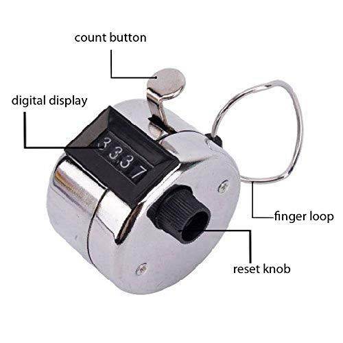 4 Digits Hand Held Tally Counter Numbers Clicker - 9XShoppy