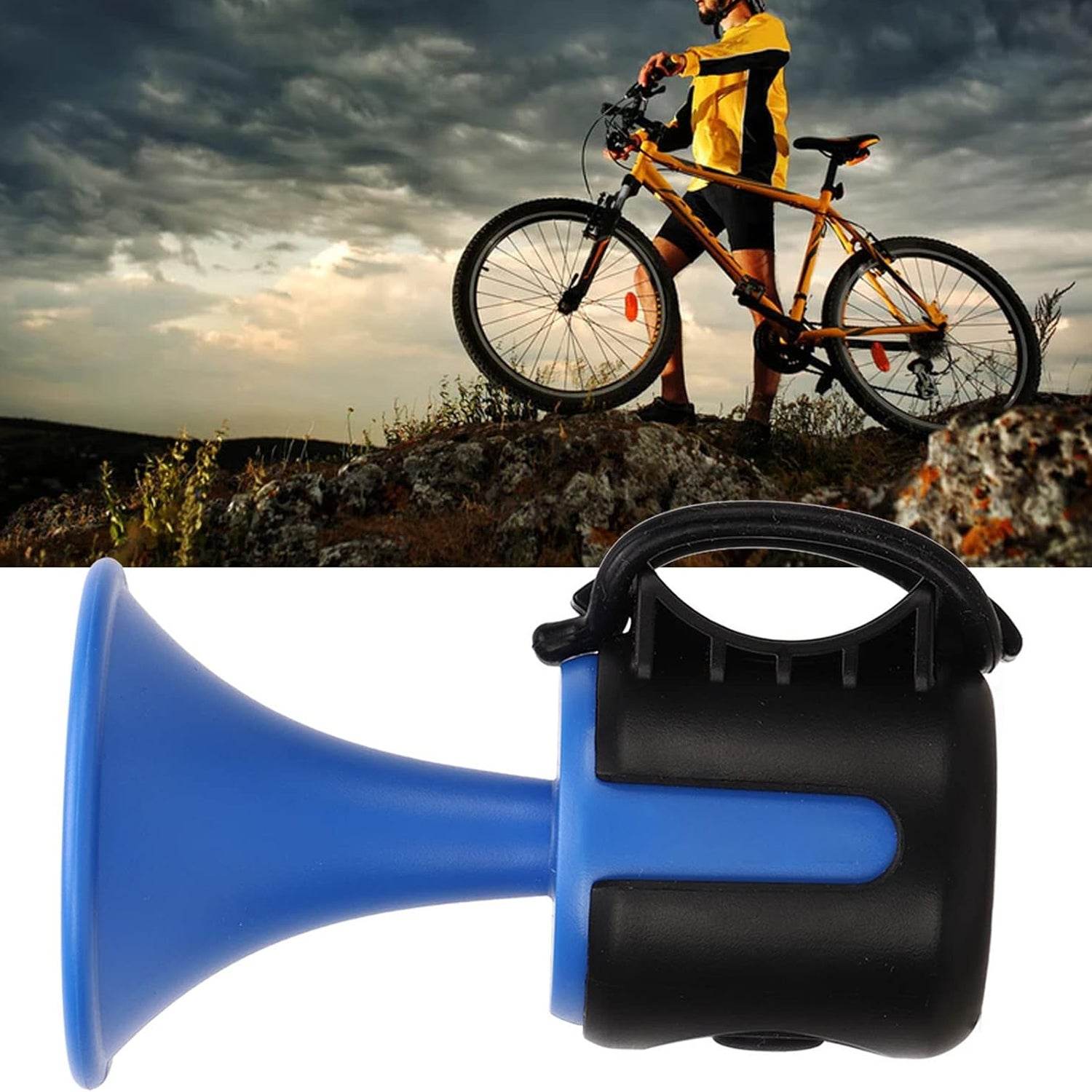 8590 Bicycle Air Horn Loud - 120db 1 Sound Mode Electronic Bicycle Bellsuper Electric Horn With Long Standby Button Battery Operatedipx4 Waterproof Loud Bell For Adults - 9XShoppy