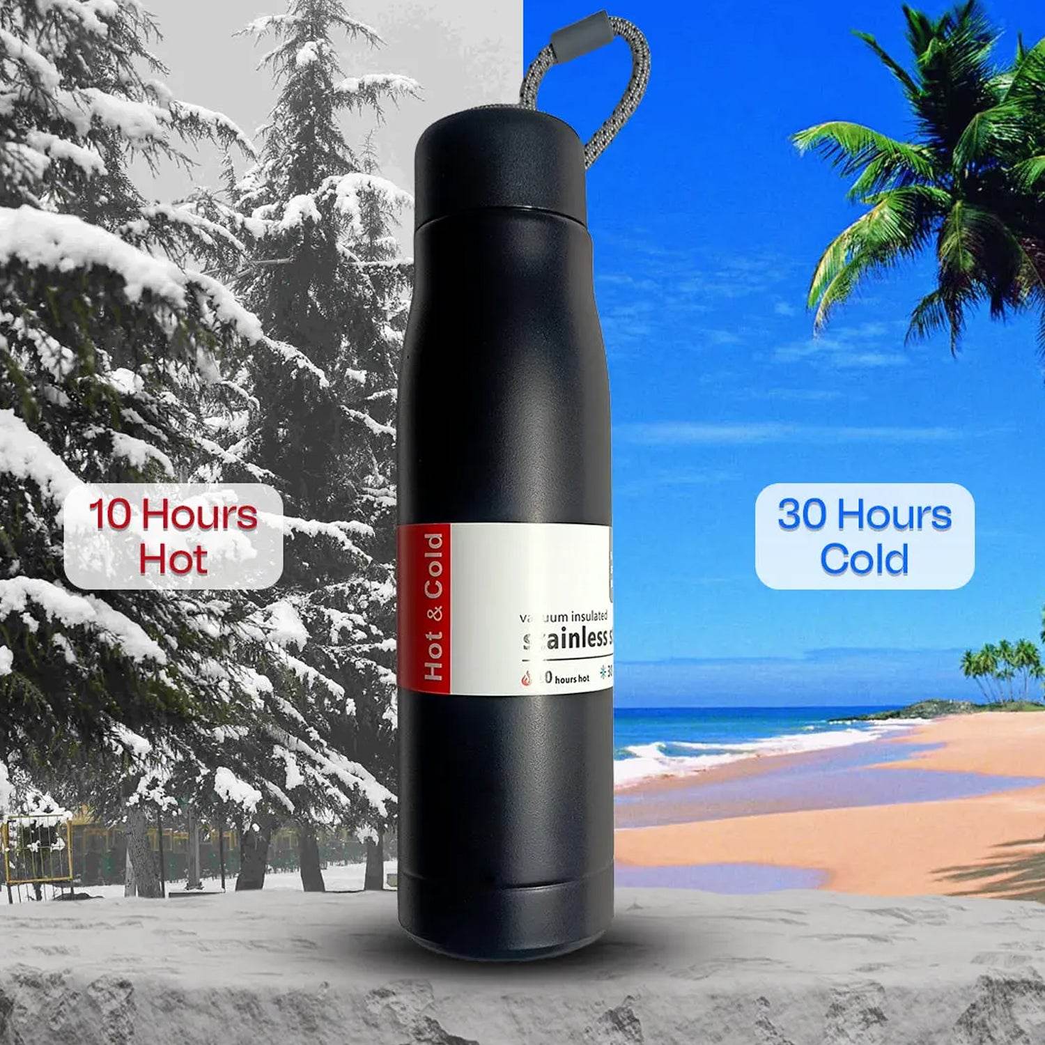 Double Wall Vacuum Insulated Water Bottle (550 Ml) - 9XShoppy