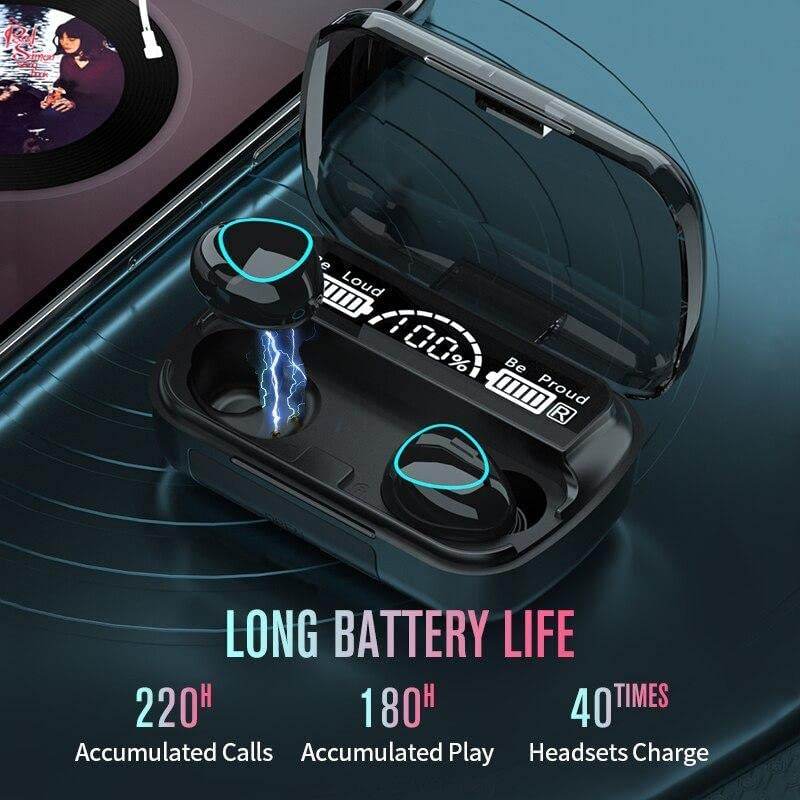 6644 Newest Wireless In Ear Earbuds Bluetooth 5.0 Headphones Mini Stereo Earbuds Sport Headset Bass Sound Built-in Micphone - 9XShoppy