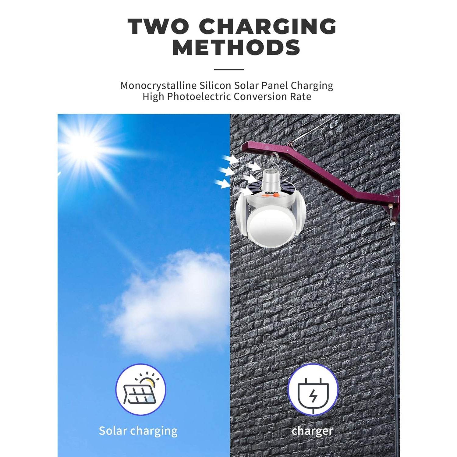 Solar Multi-functional Emergency Led Light Bulb - 9XShoppy
