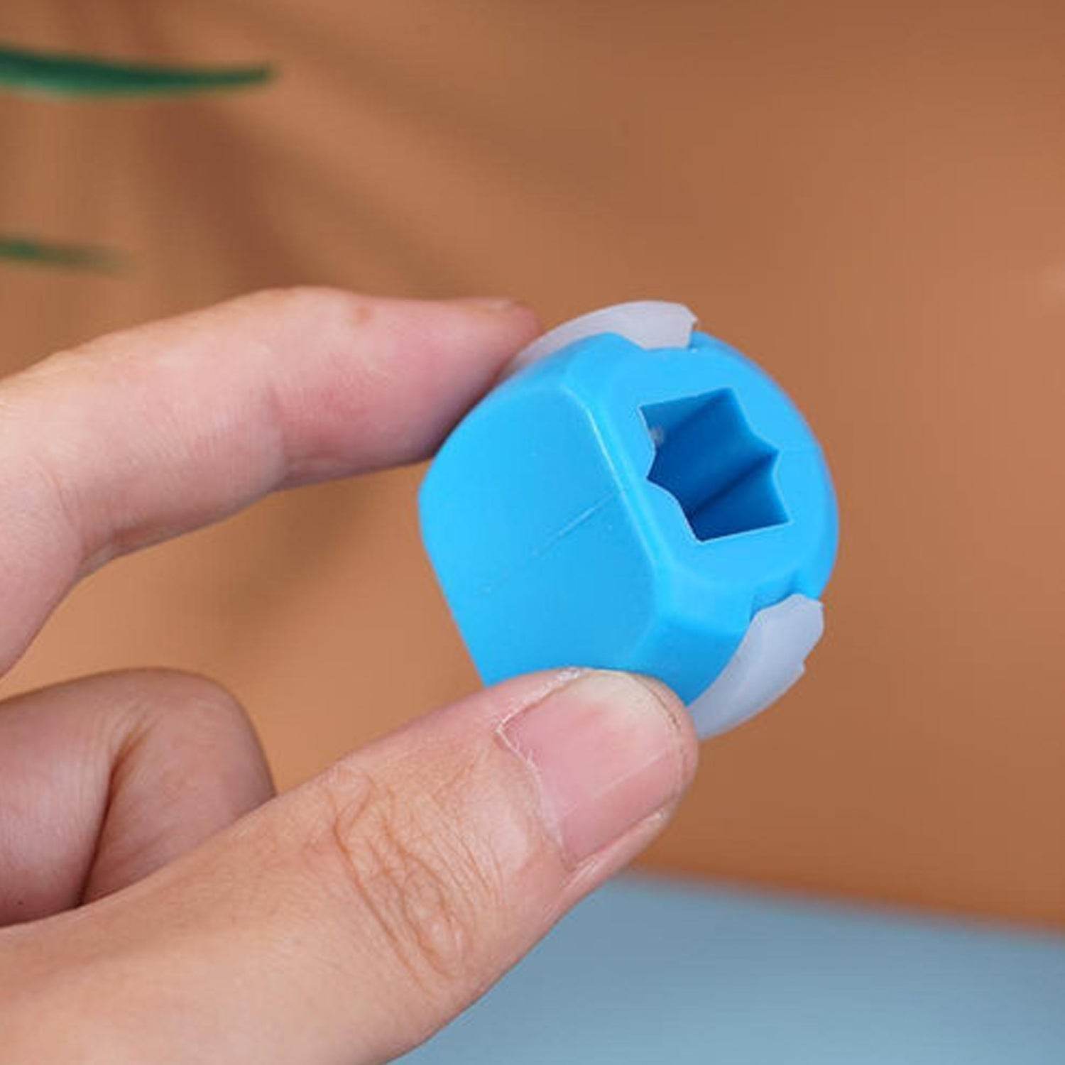 6101 V Cn Blue Jaw Exerciser Used To Gain Sharp And Chiselled Jawline Easily And Fast. - 9XShoppy