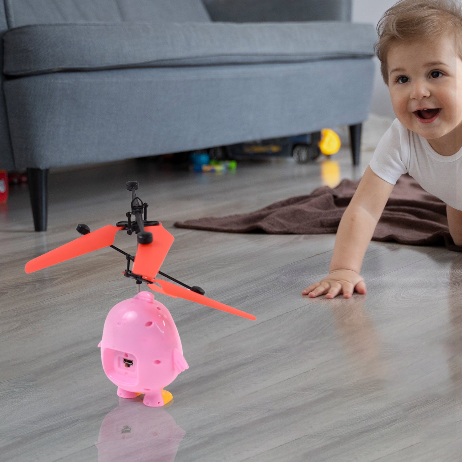 Flying Bird RC Toy With Led