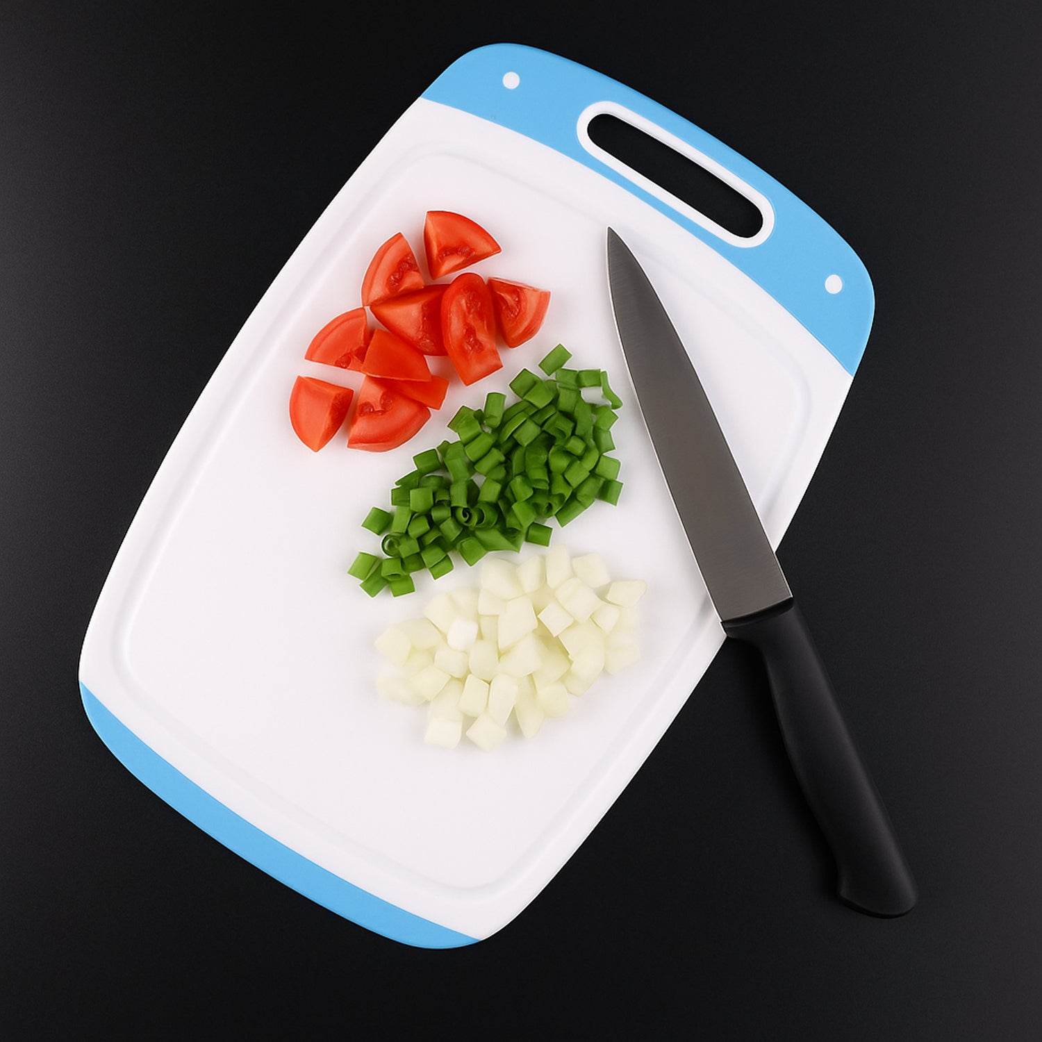Ganesh Vegetables And Fruits Cutting Chopping Board Plastic Chopper Cutter Board (1 Pc) - 9XShoppy