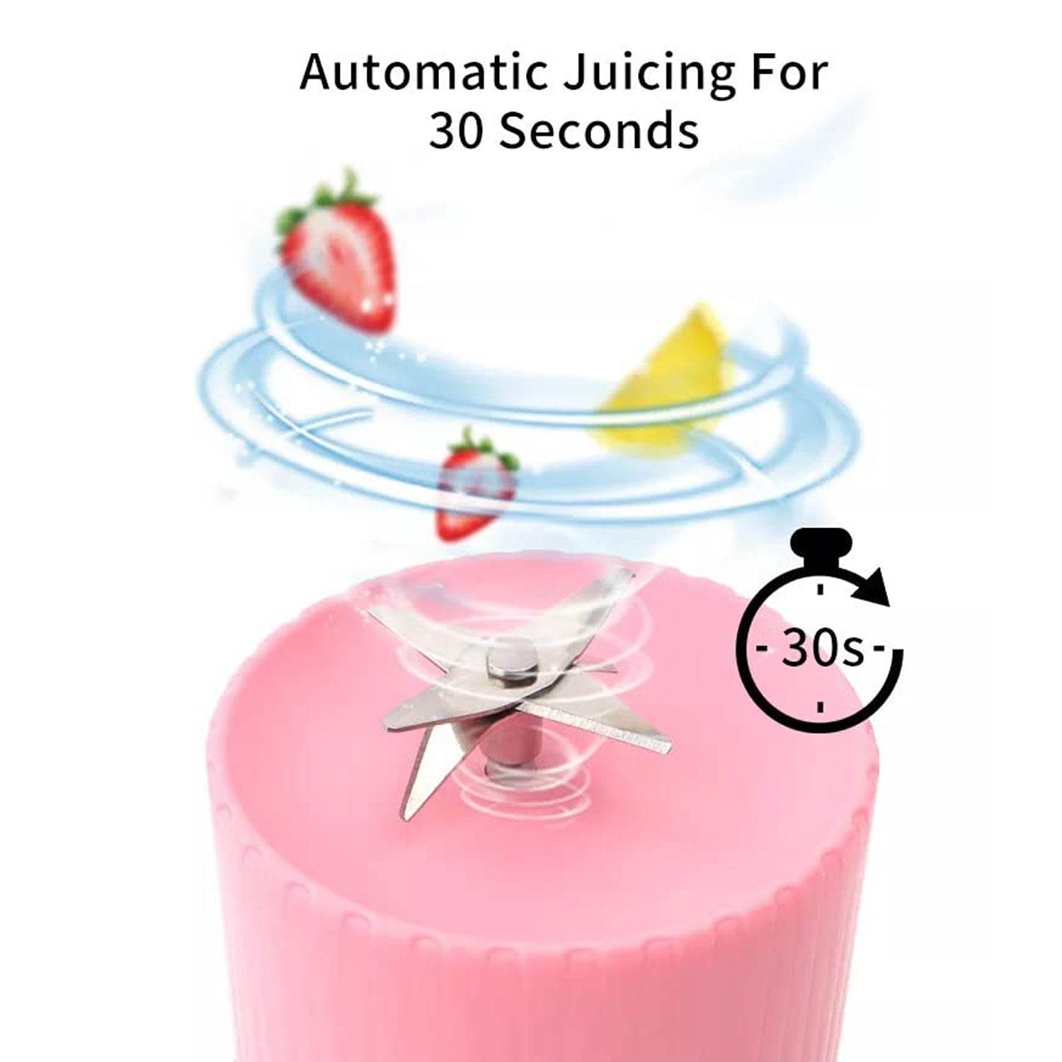 BLENDER PORTABLE JUICER FOR SMOOTHIE 420 ML - 9XShoppy