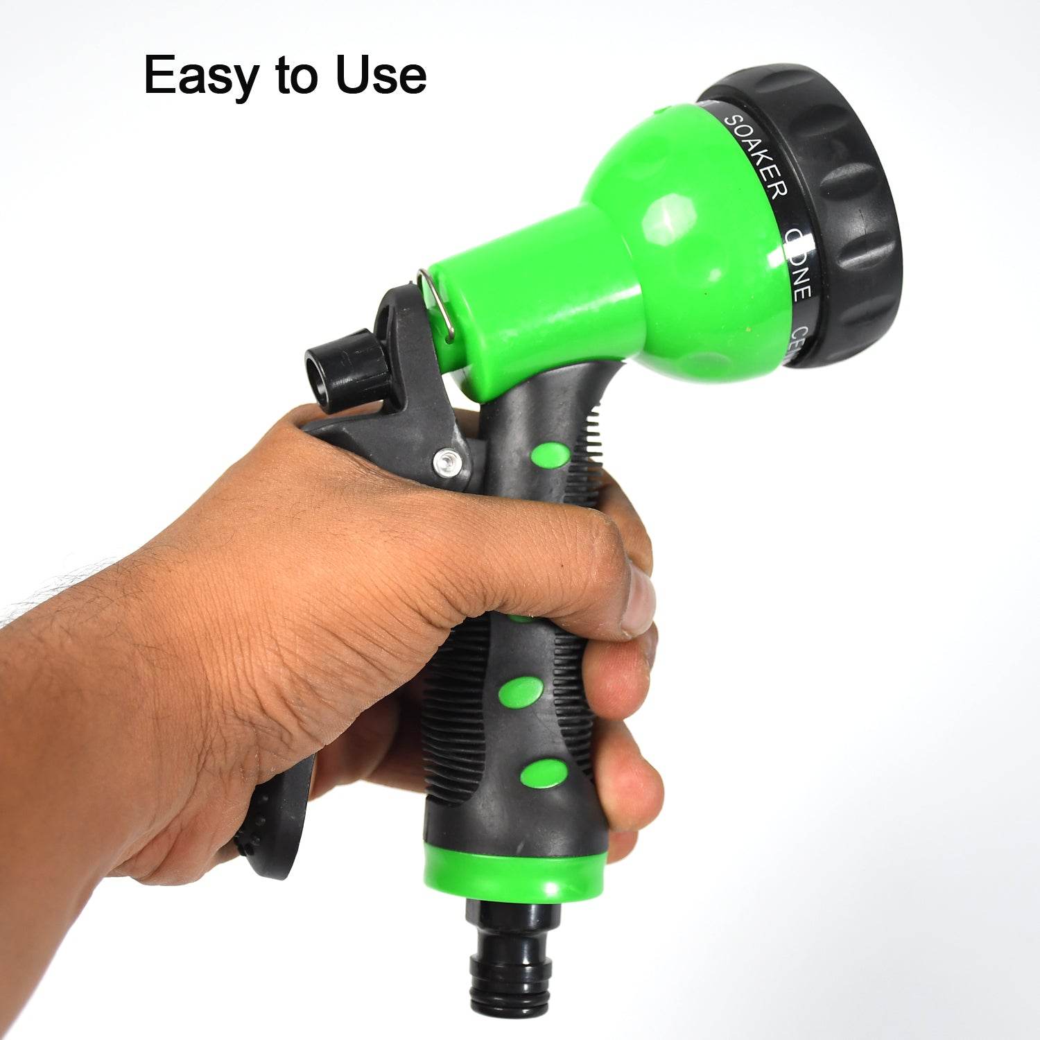 7441 Hose Nozzle Garden Hose Nozzle Hose Spray Nozzle With 8 Adjustable Patterns Front Trigger Hose Sprayer Heavy Duty Metal Water Hose Nozzle For Cleaning Watering Washing Bathing - 9XShoppy