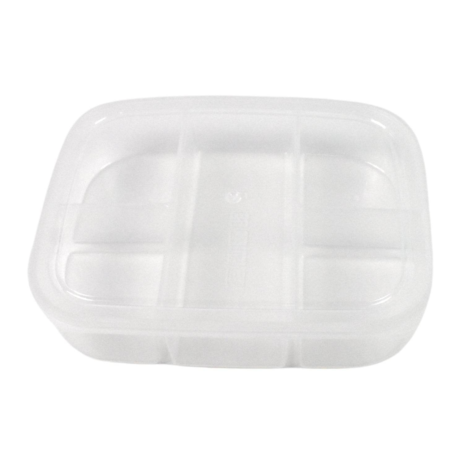 Plastic 5- Compartment Excellent Container Reusable Lunch Box (1 Pc) - 9XShoppy