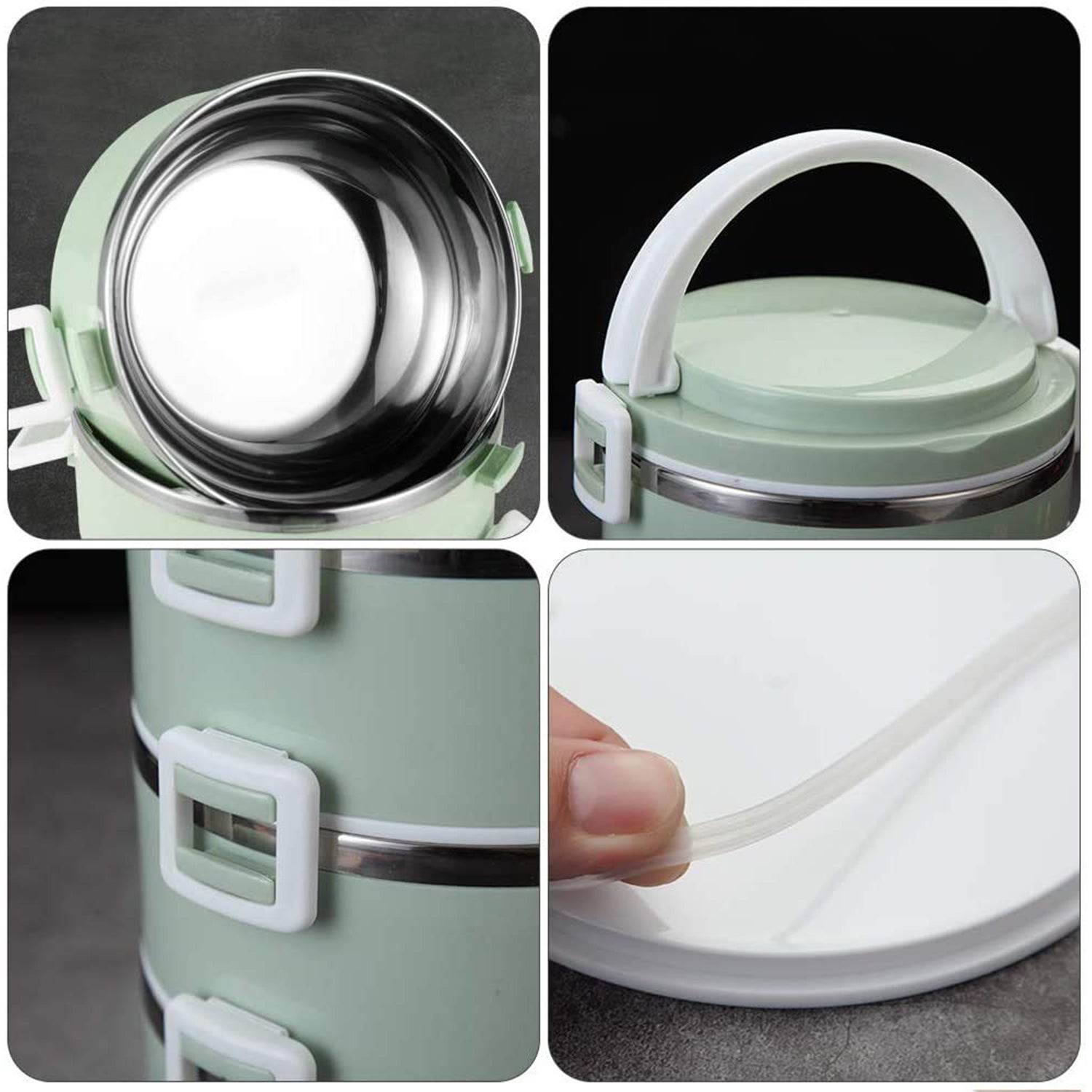 Stainless Steel Hot Lunch Box (2 Layer) - 9XShoppy