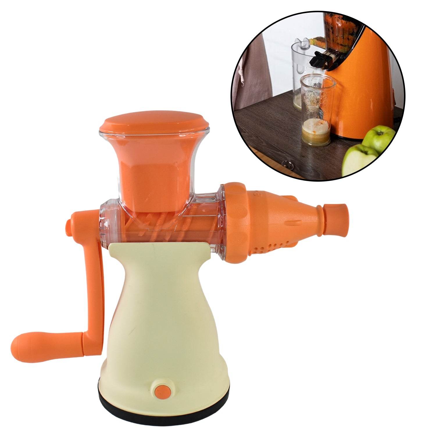 Apex Manual Carrot And Fruit Juicer Heavy-duty (1 Pc With Glass) - 9XShoppy