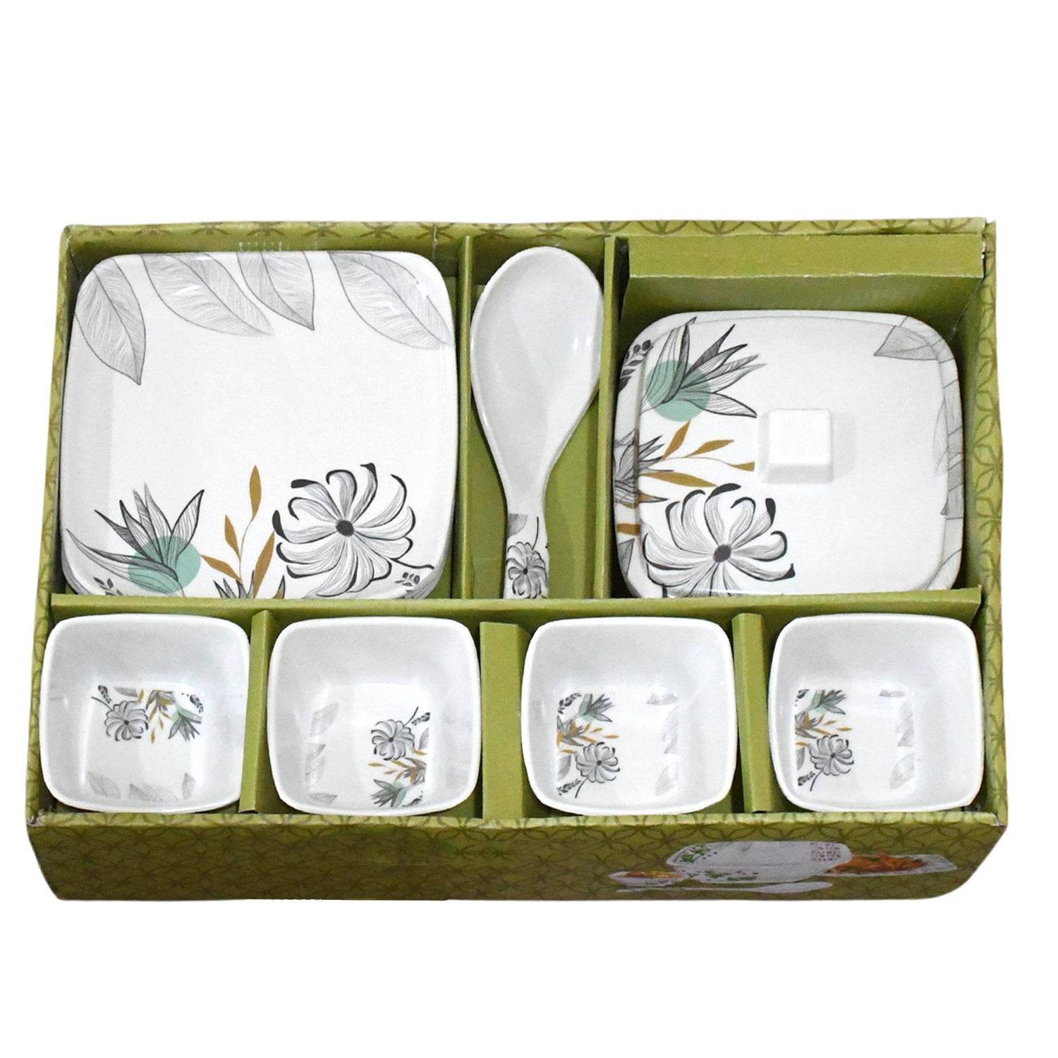 Divine Lunch Tableware Dinner Set (11 Pcs Set) - 9XShoppy