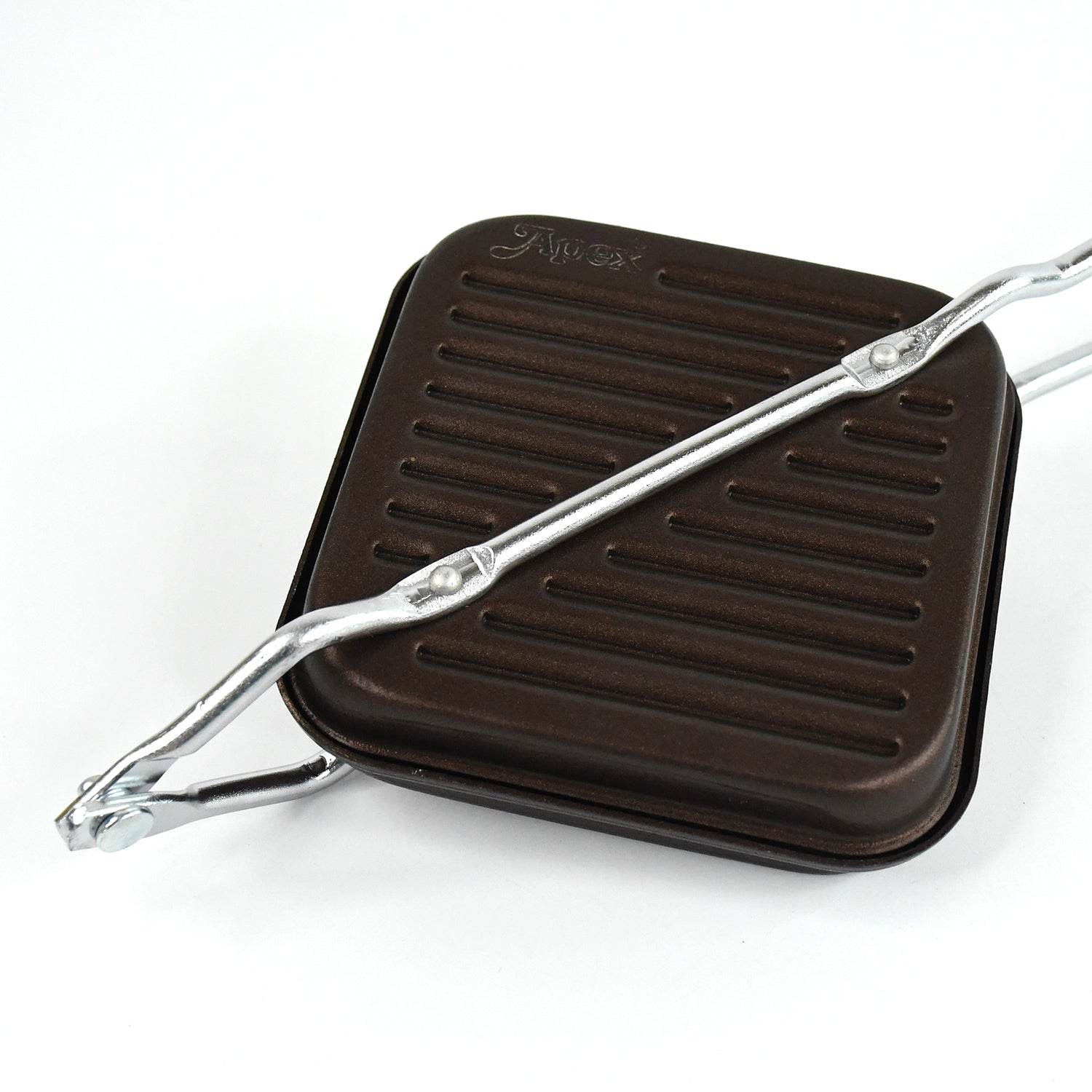 Apex Heavy Gauge Aluminium Grill Sandwich Toaster - 9XShoppy
