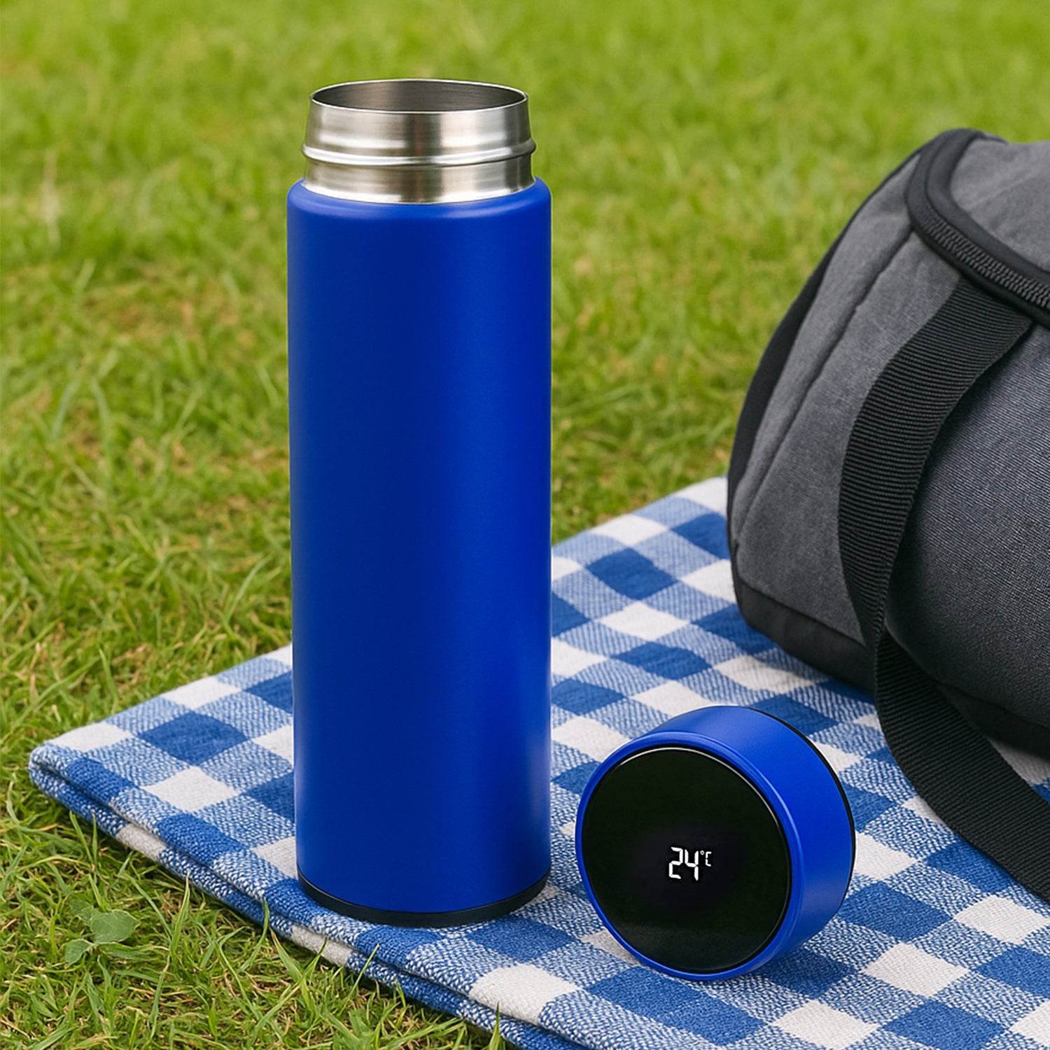 Blue Vacuum Insulated Water Bottle (1 Pc 500ml) - 9XShoppy